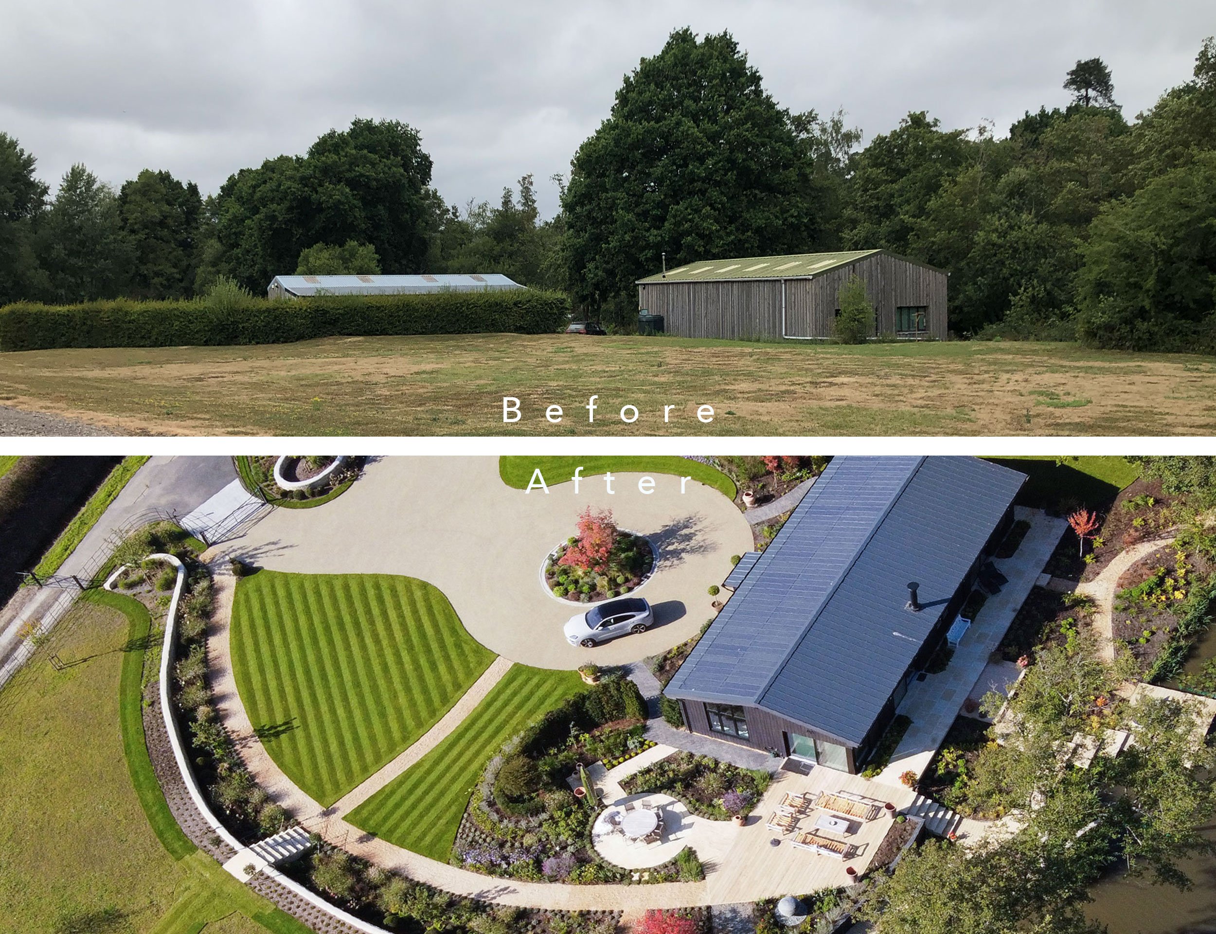 Creating a large estate surrey