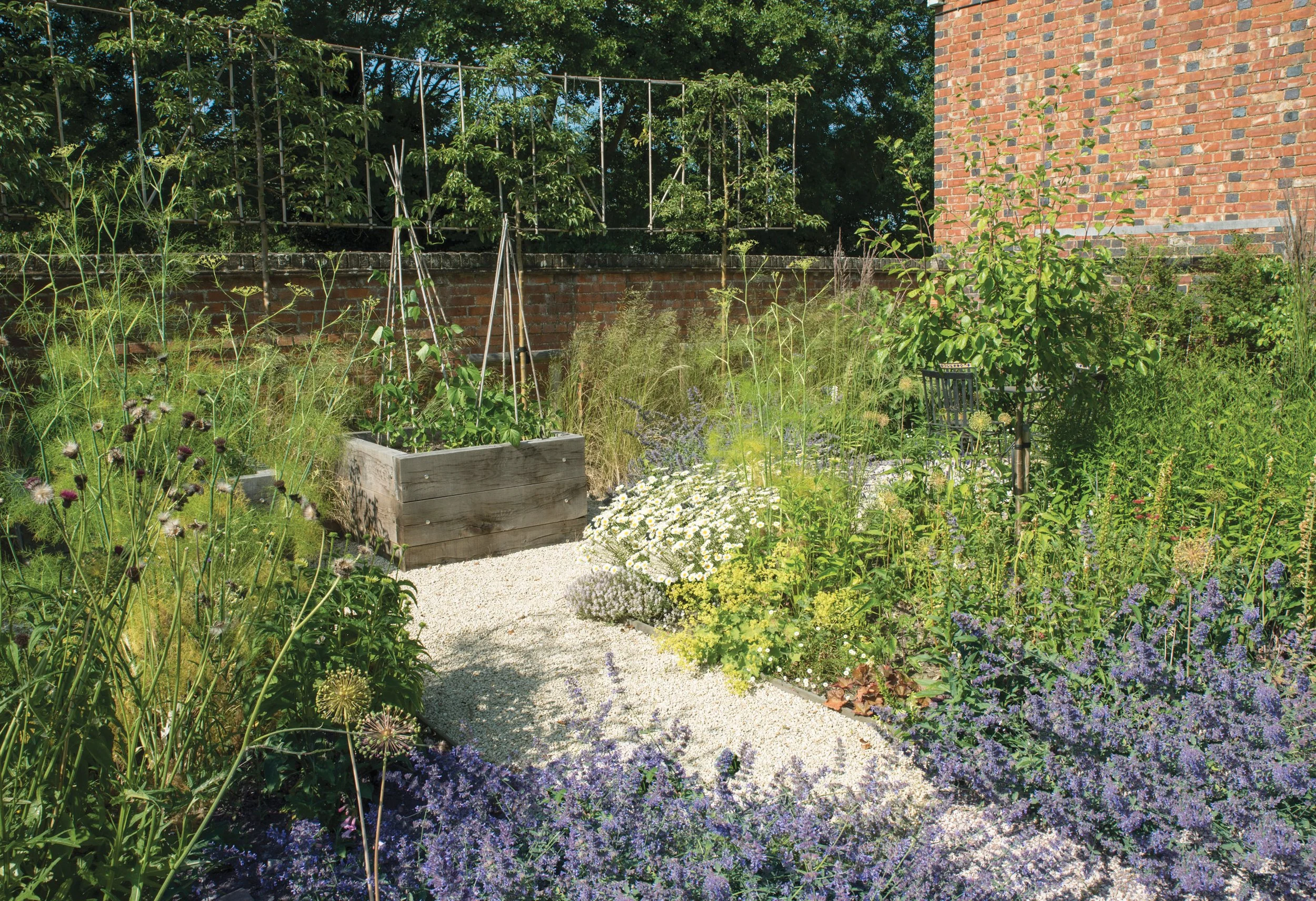 Raised Oak Vegetable plots