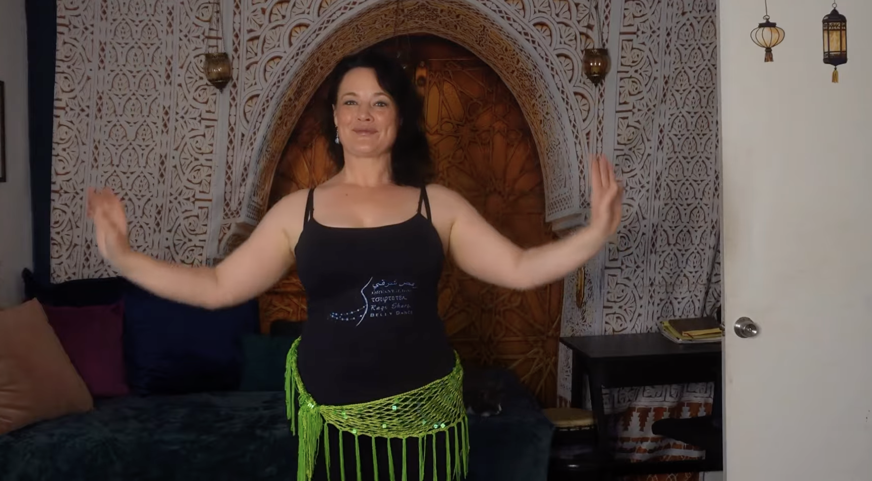 Short Morning Belly Dance Stretch with Amalia