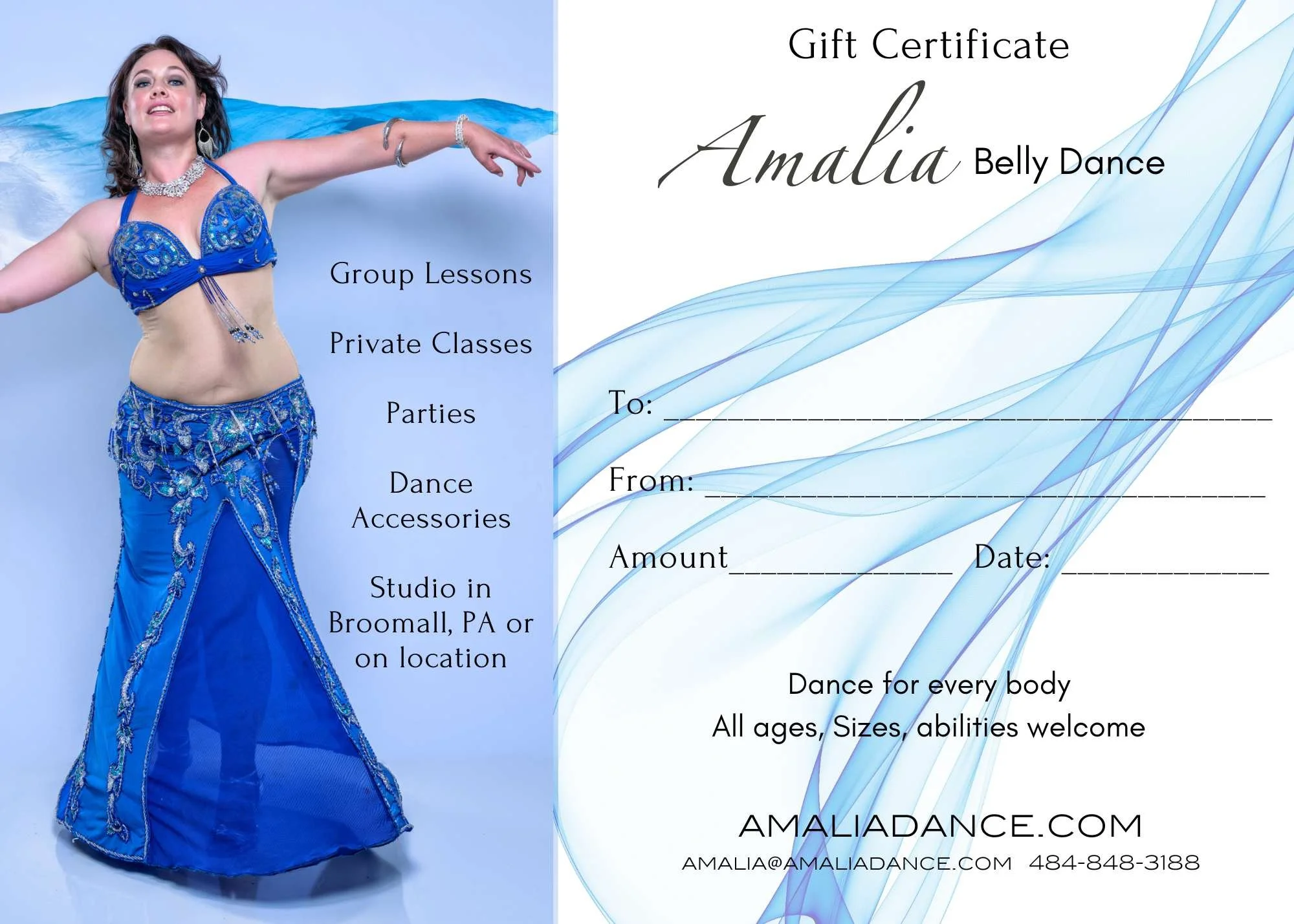 Gift Card Amalia Dance