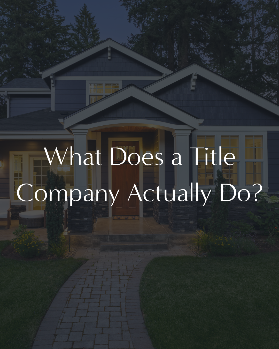 What Does a Title Company Actually Do?