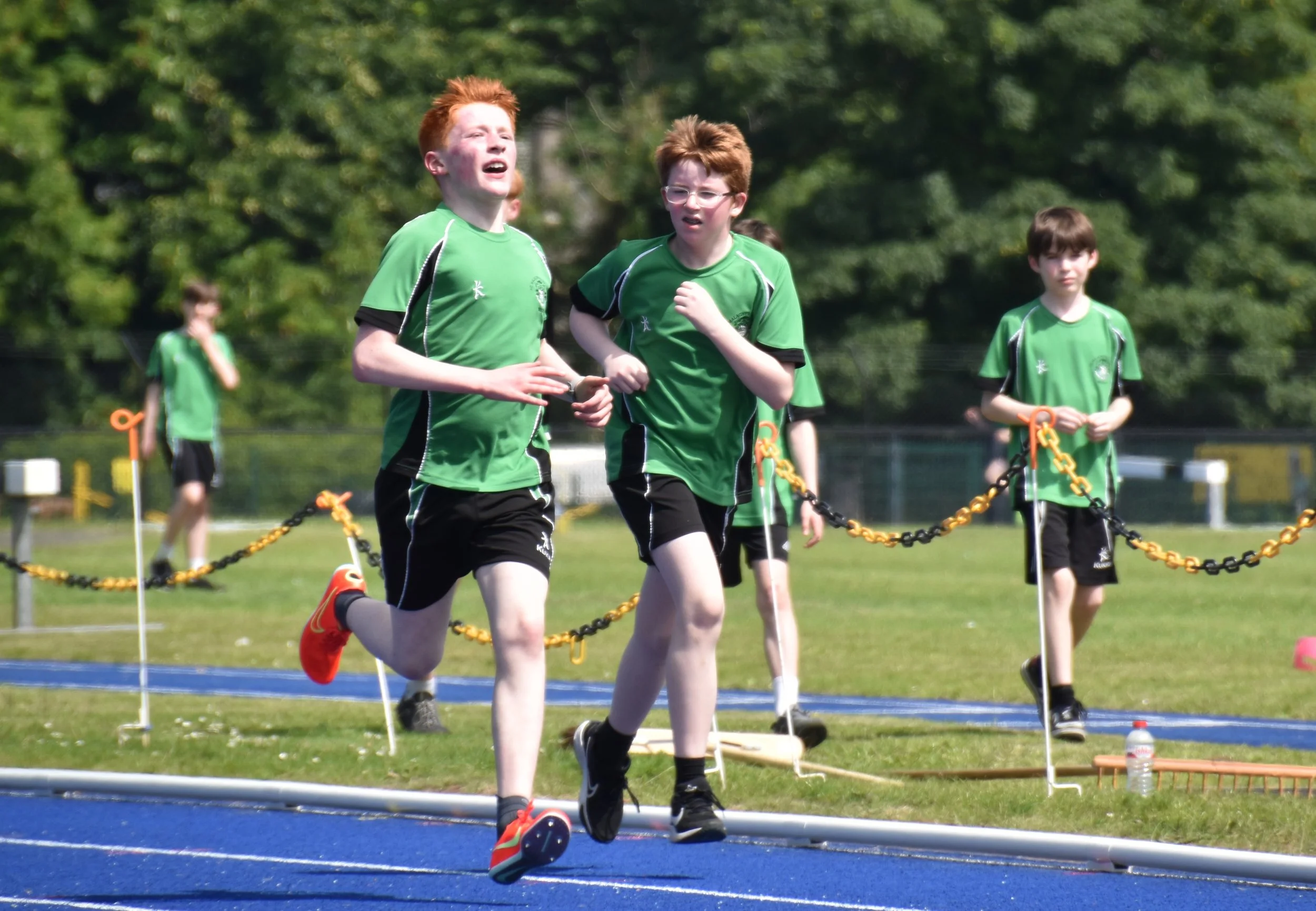 Track Runners from St Malachys College