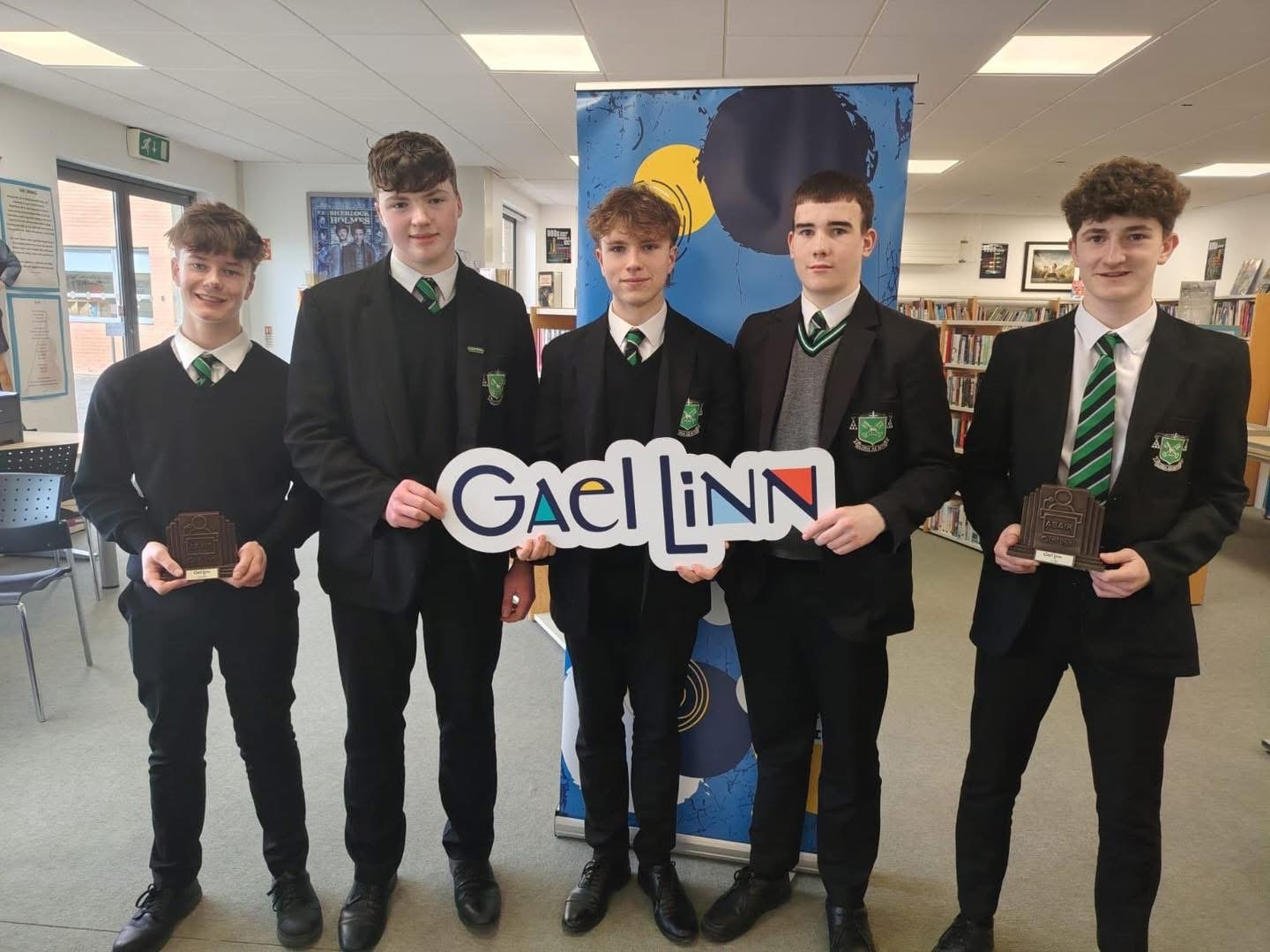Sixth Form Gael Linn Students from St Malachy's College