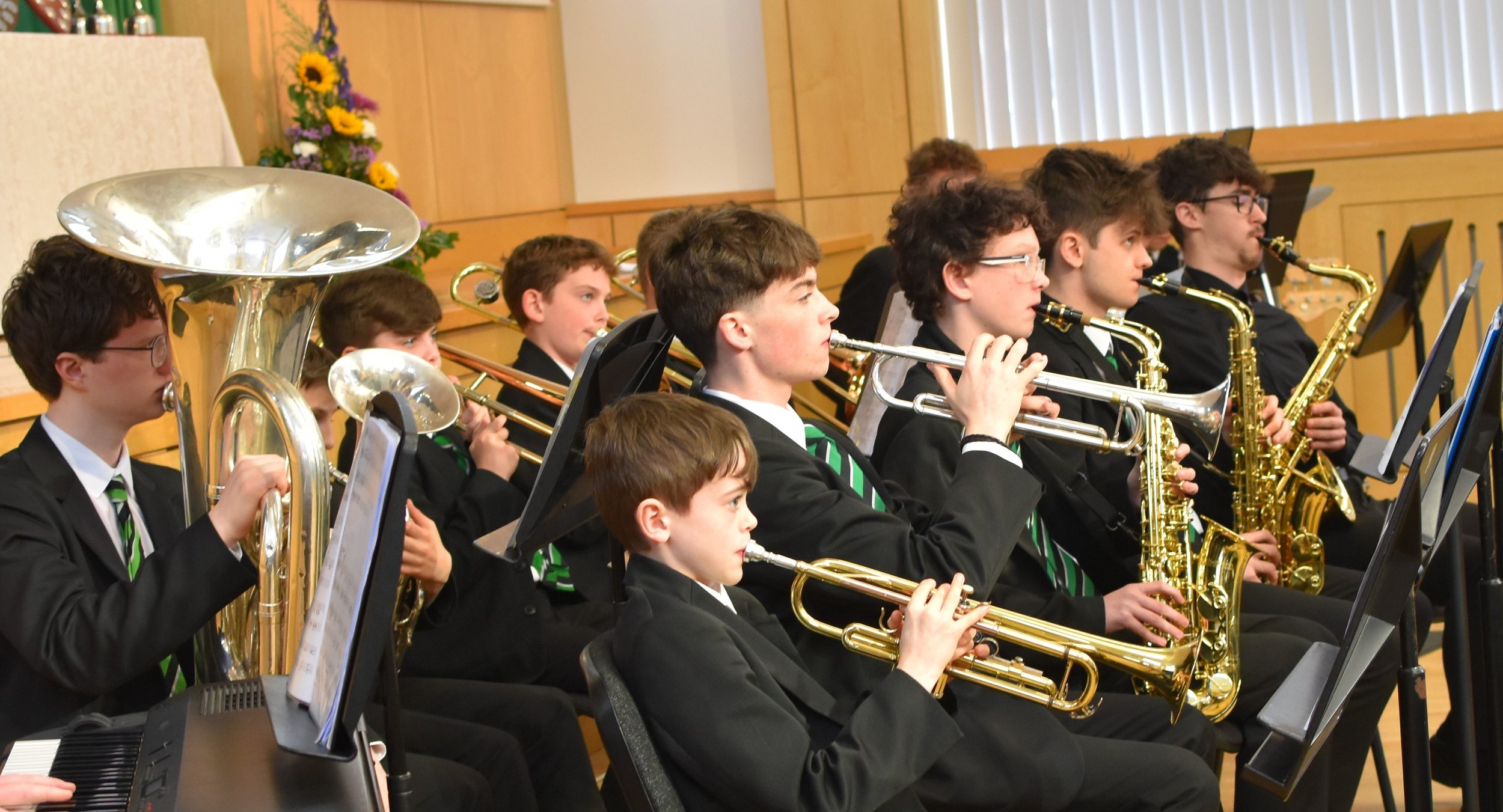St Malachy's College Jazz Band in the College Hall