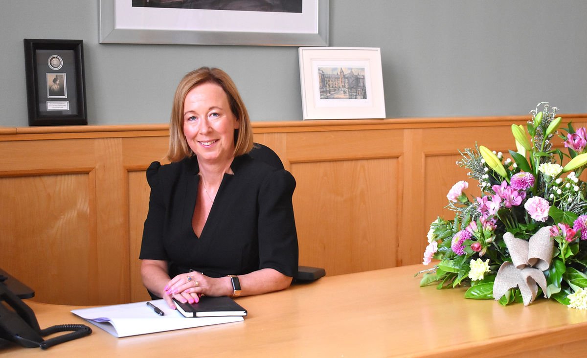 Deirdre McCusker, Principal of St. Malachy's College, Belfast