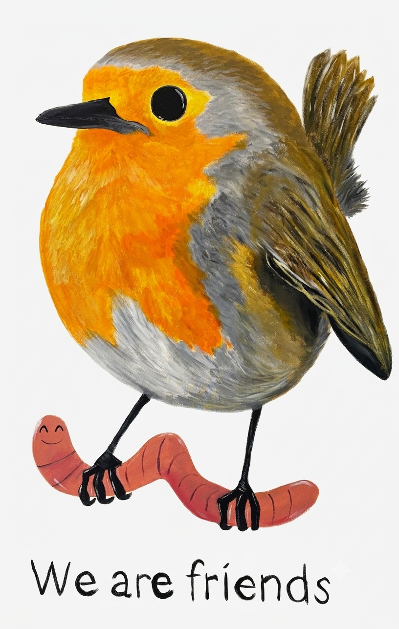 ‘We are friends’ - A3 Limited print