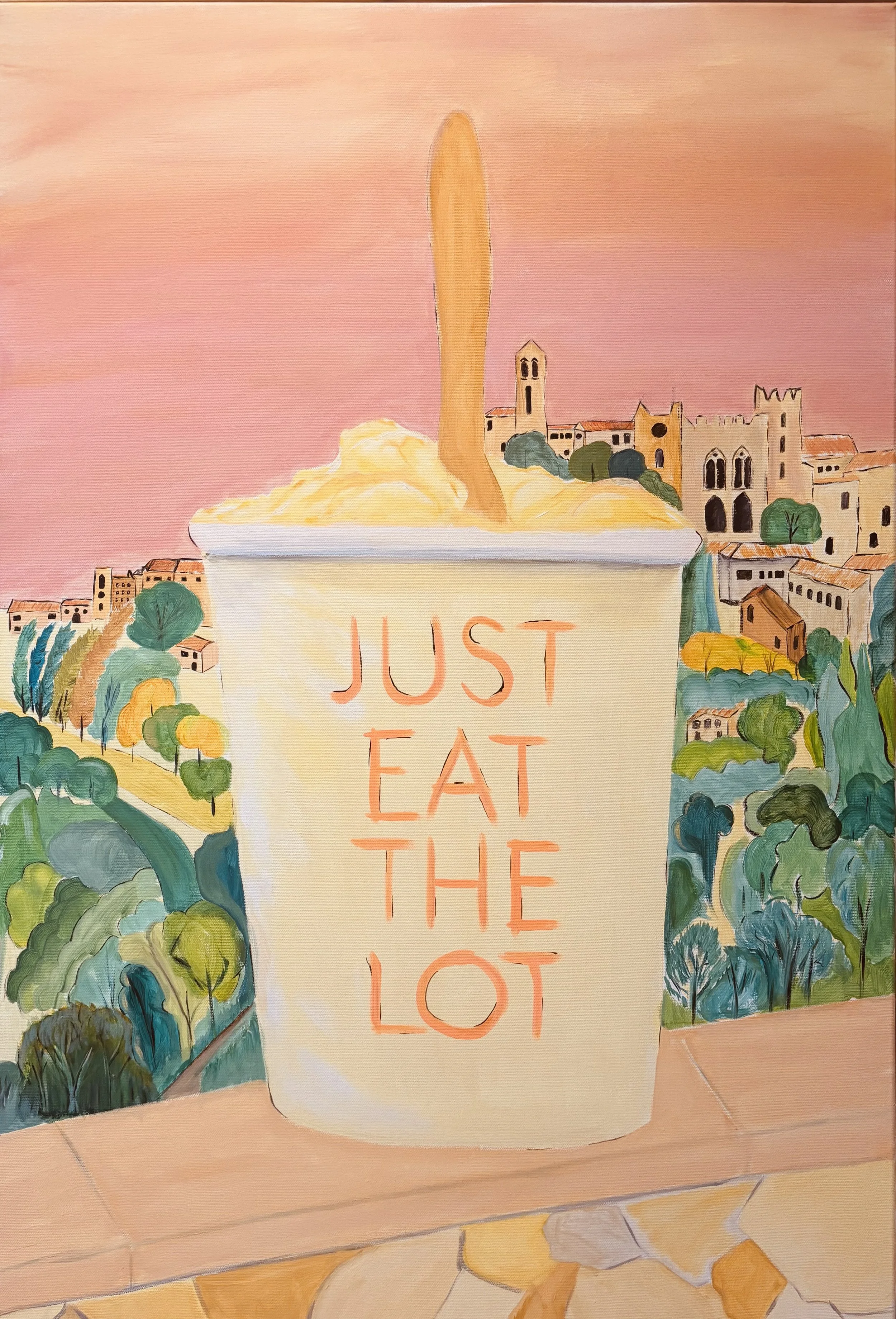 'Just eat the lot' - A3 Limited print