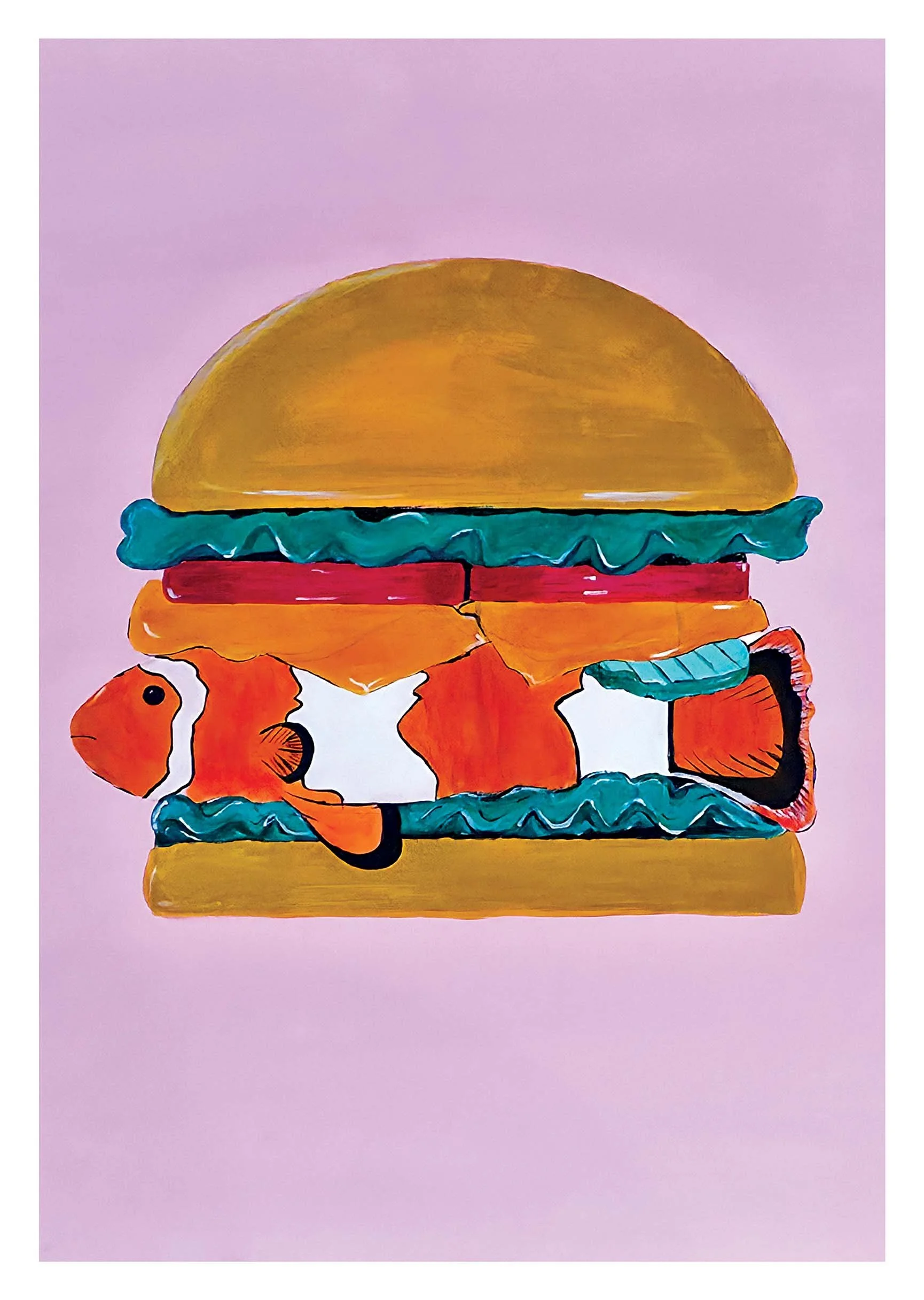 'FISH SANDO' - A3 Limited Print