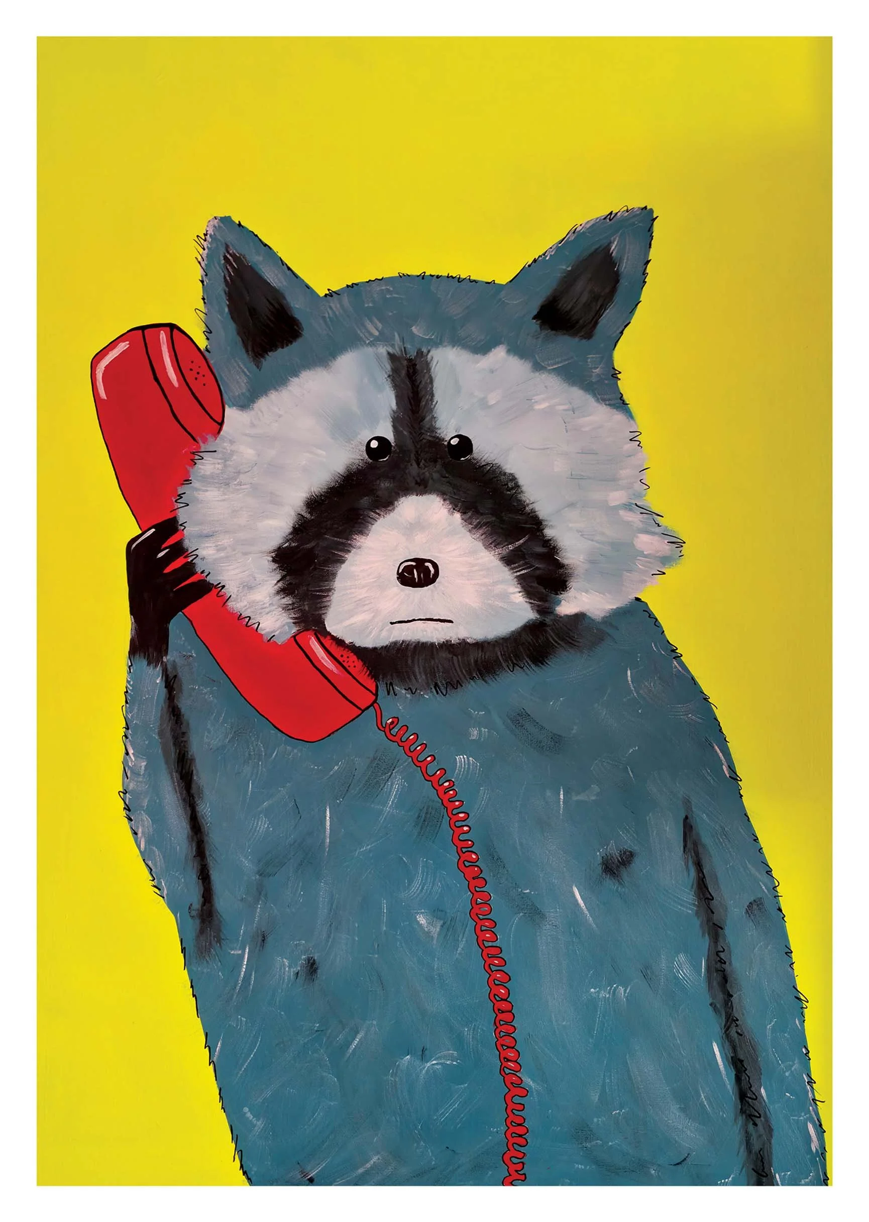 'Please Hold' - A3 Limited Print