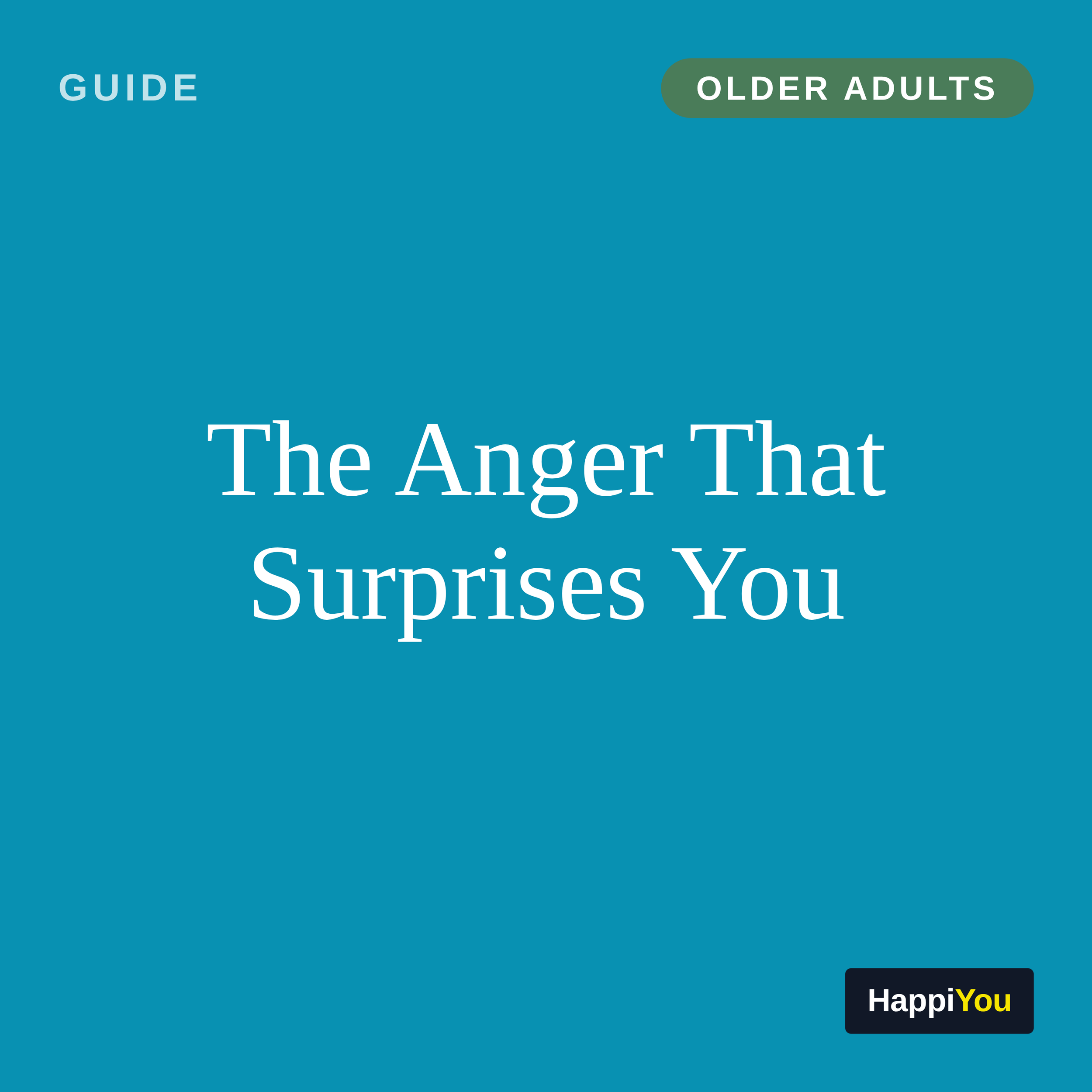 The Anger That Surprises You