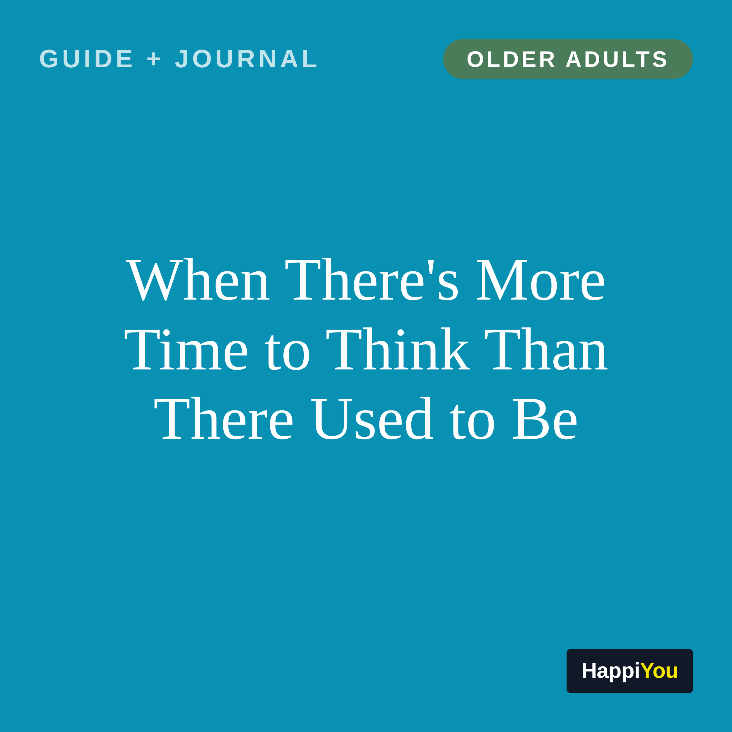 When There's More Time to Think Than There Used to Be