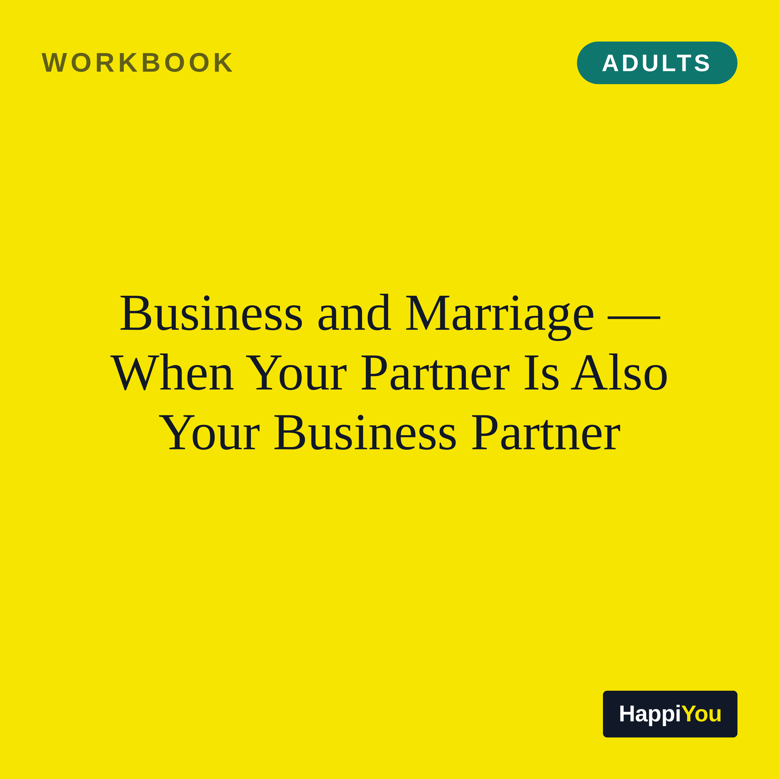 Business and Marriage