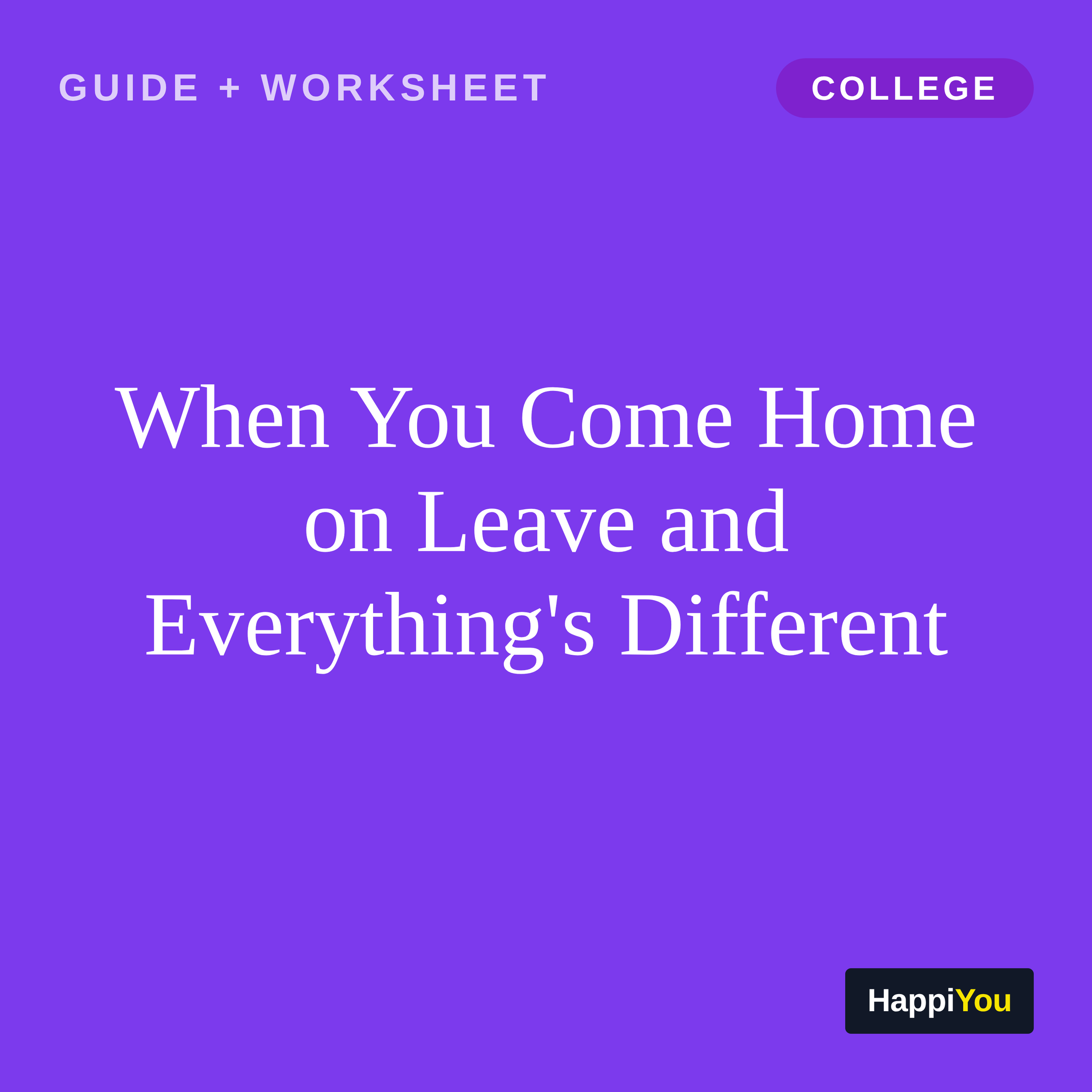 When You Come Home on Leave and Everything's Different