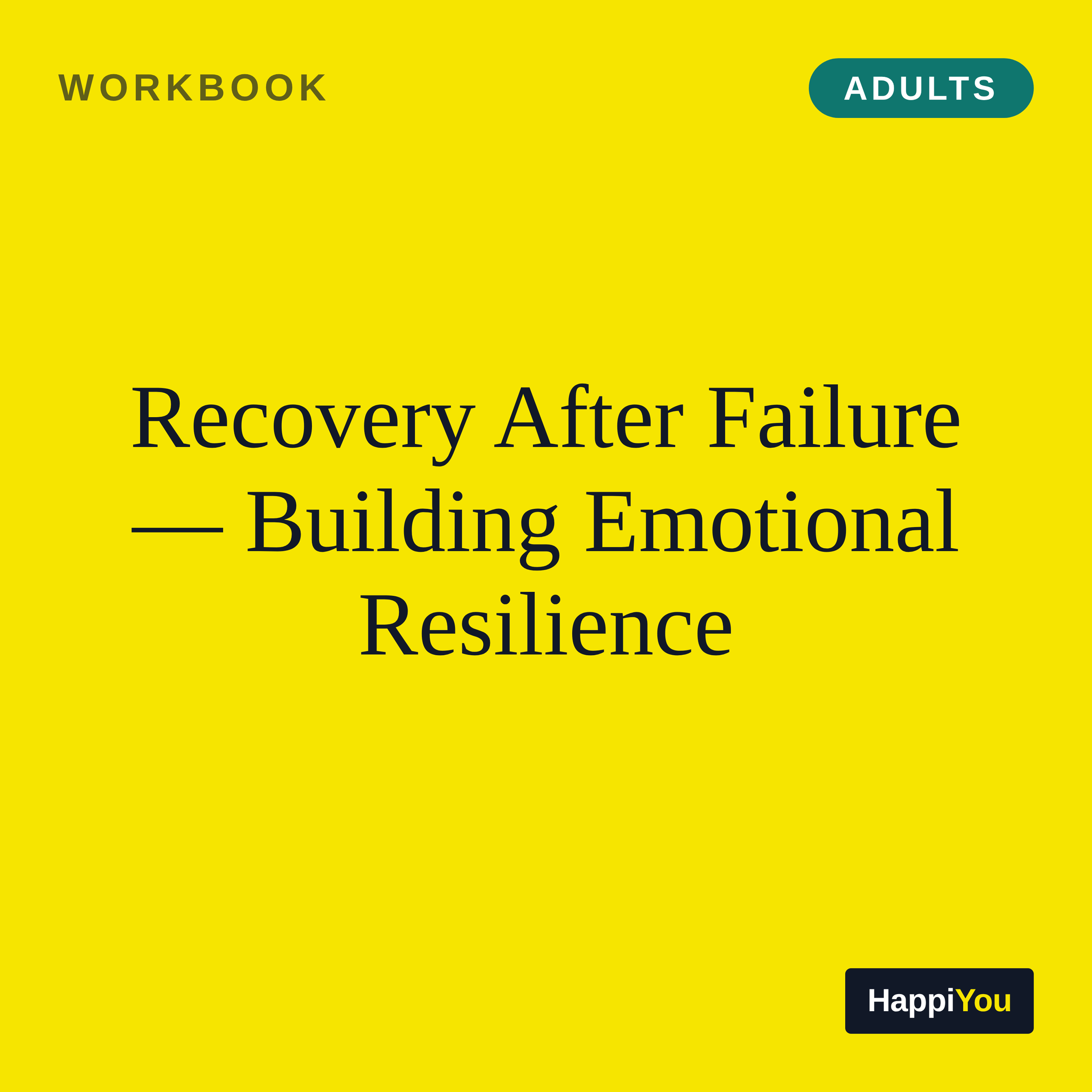 Recovery After Failure