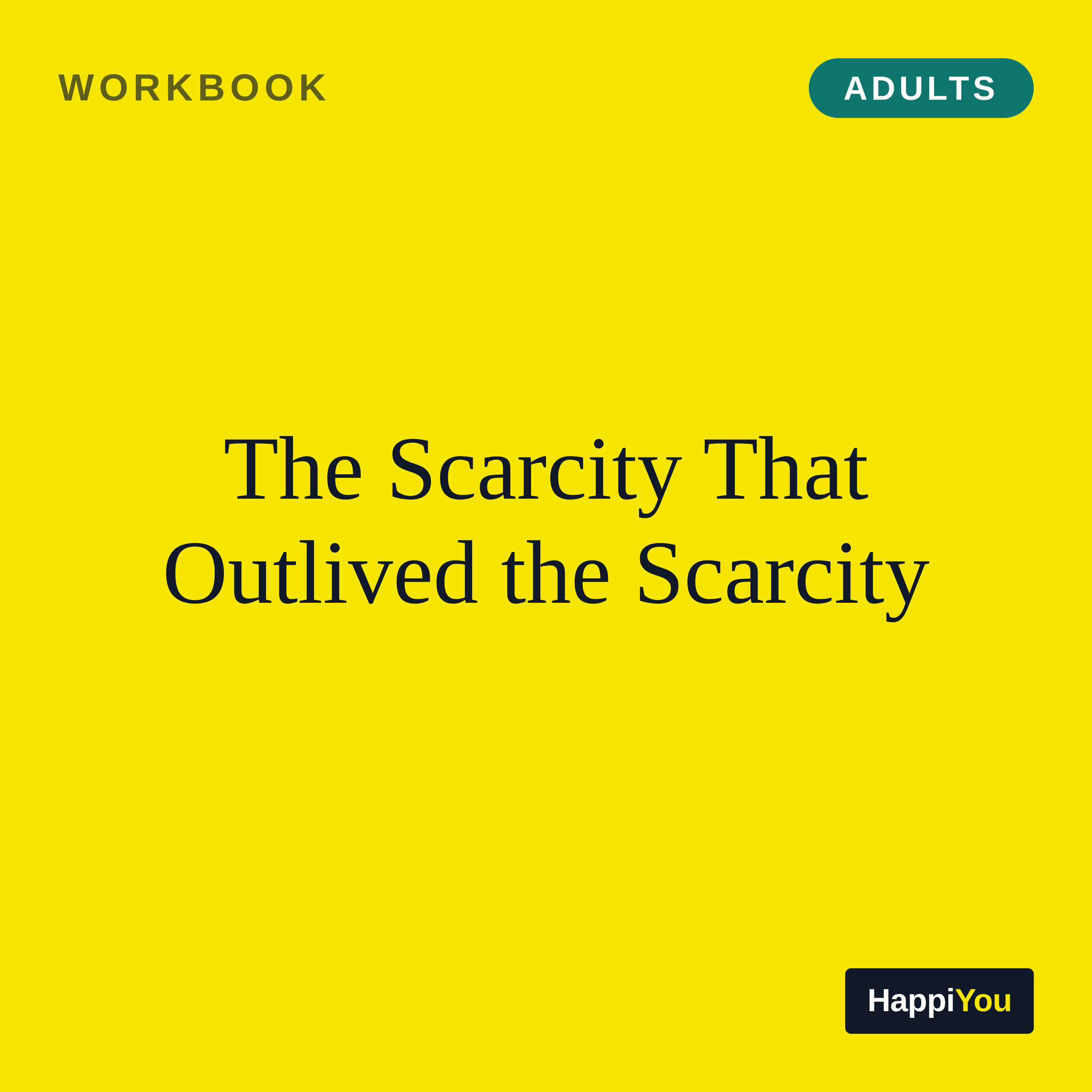 The Scarcity That Outlived the Scarcity