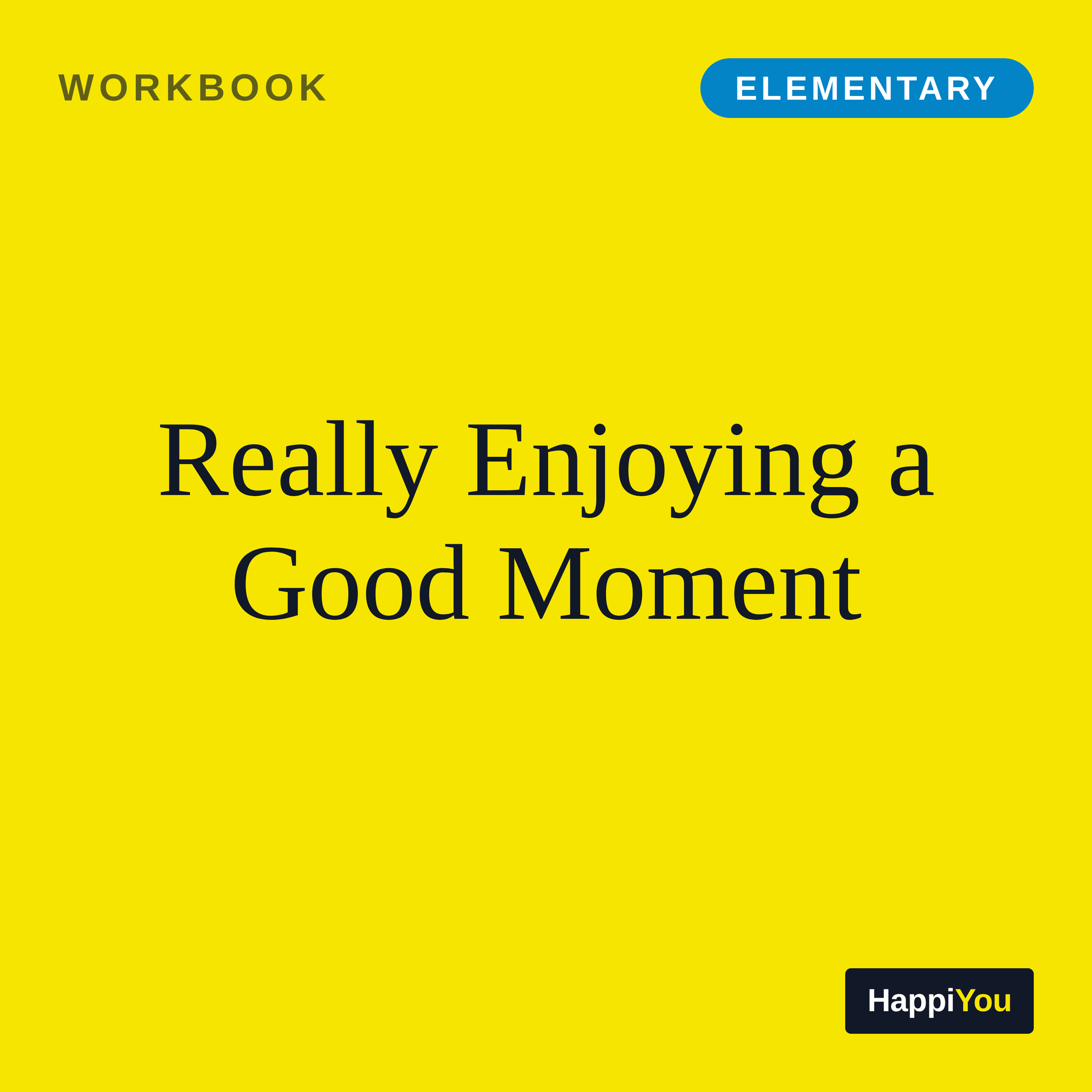 Really Enjoying a Good Moment