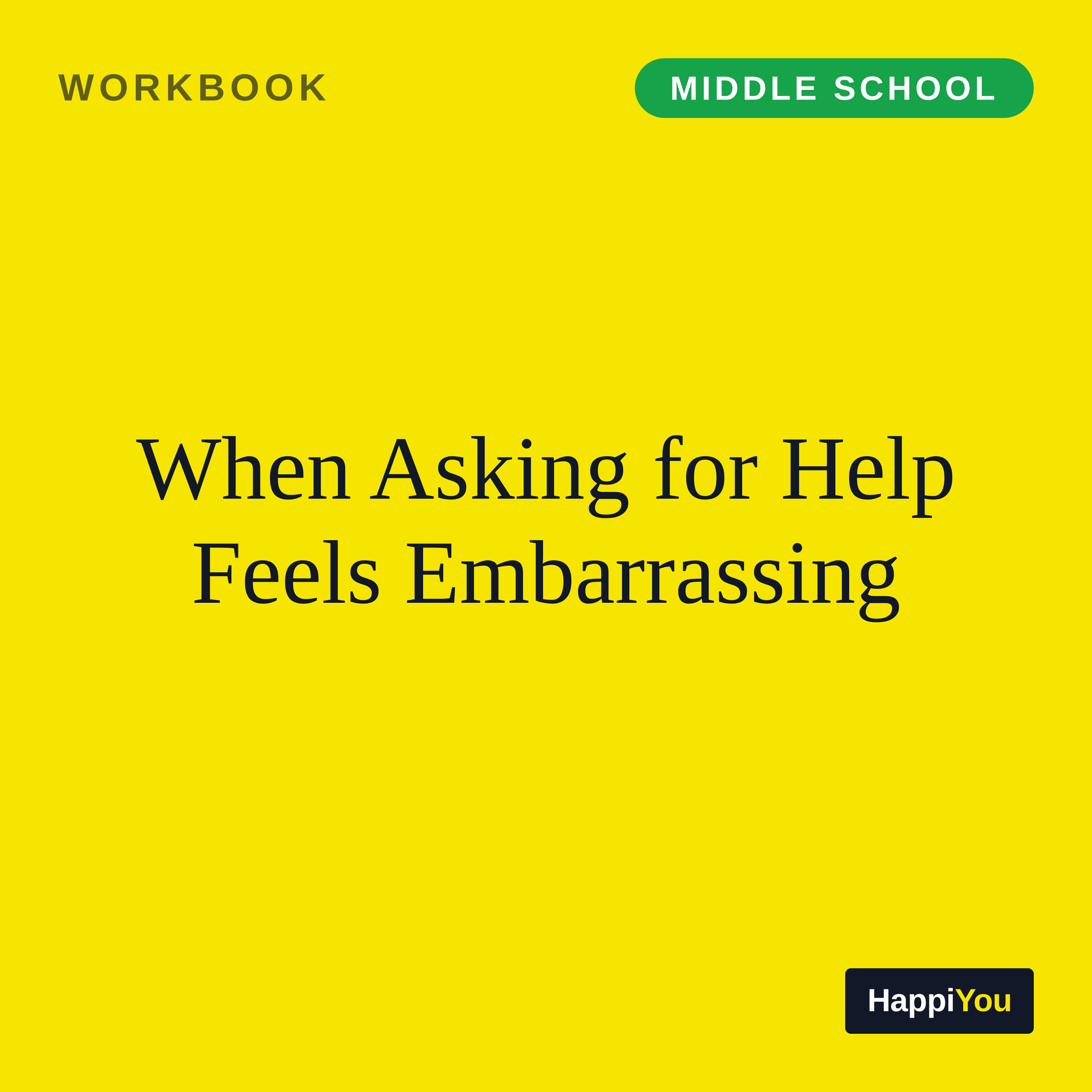 When Asking for Help Feels Embarrassing