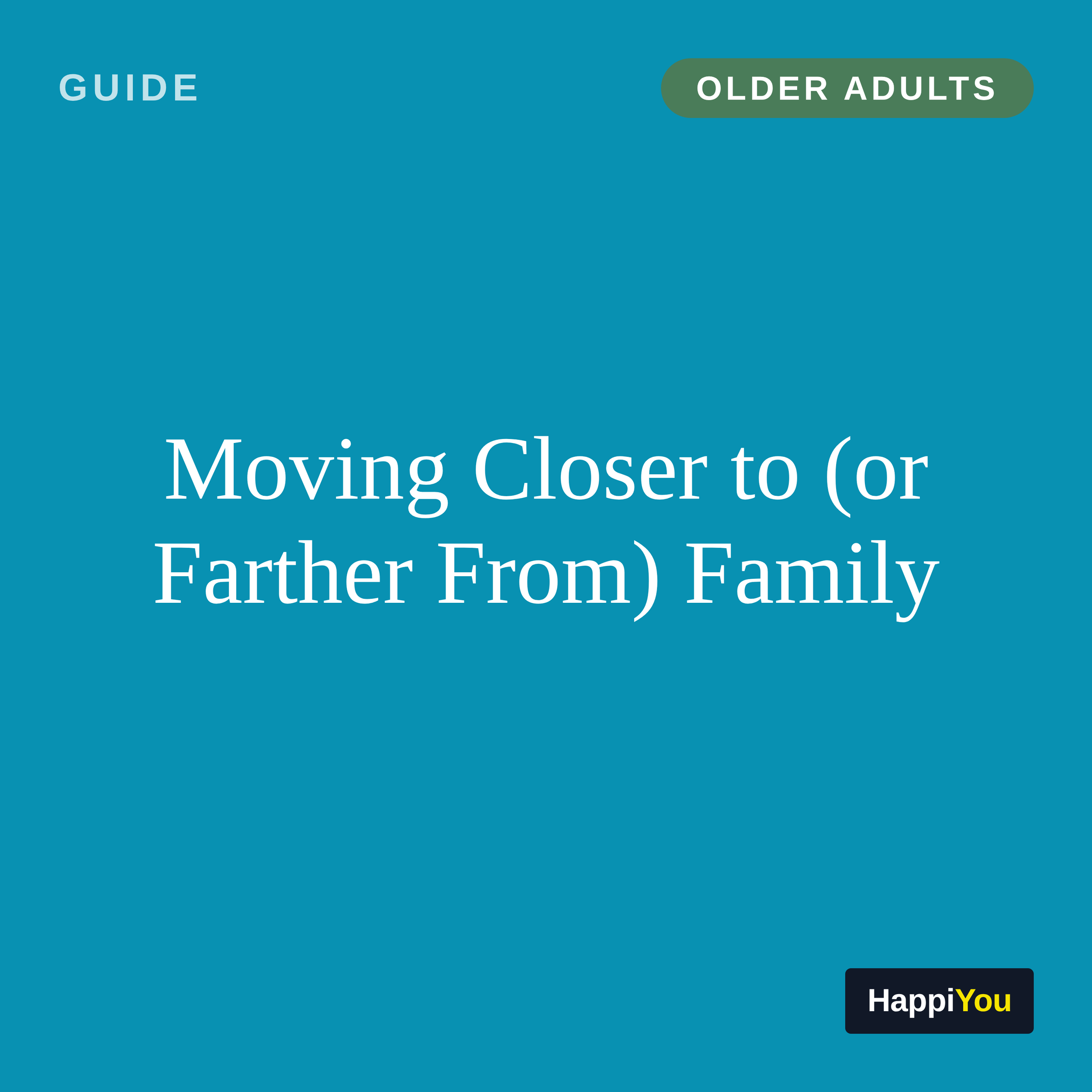 Moving Closer to (or Farther From) Family