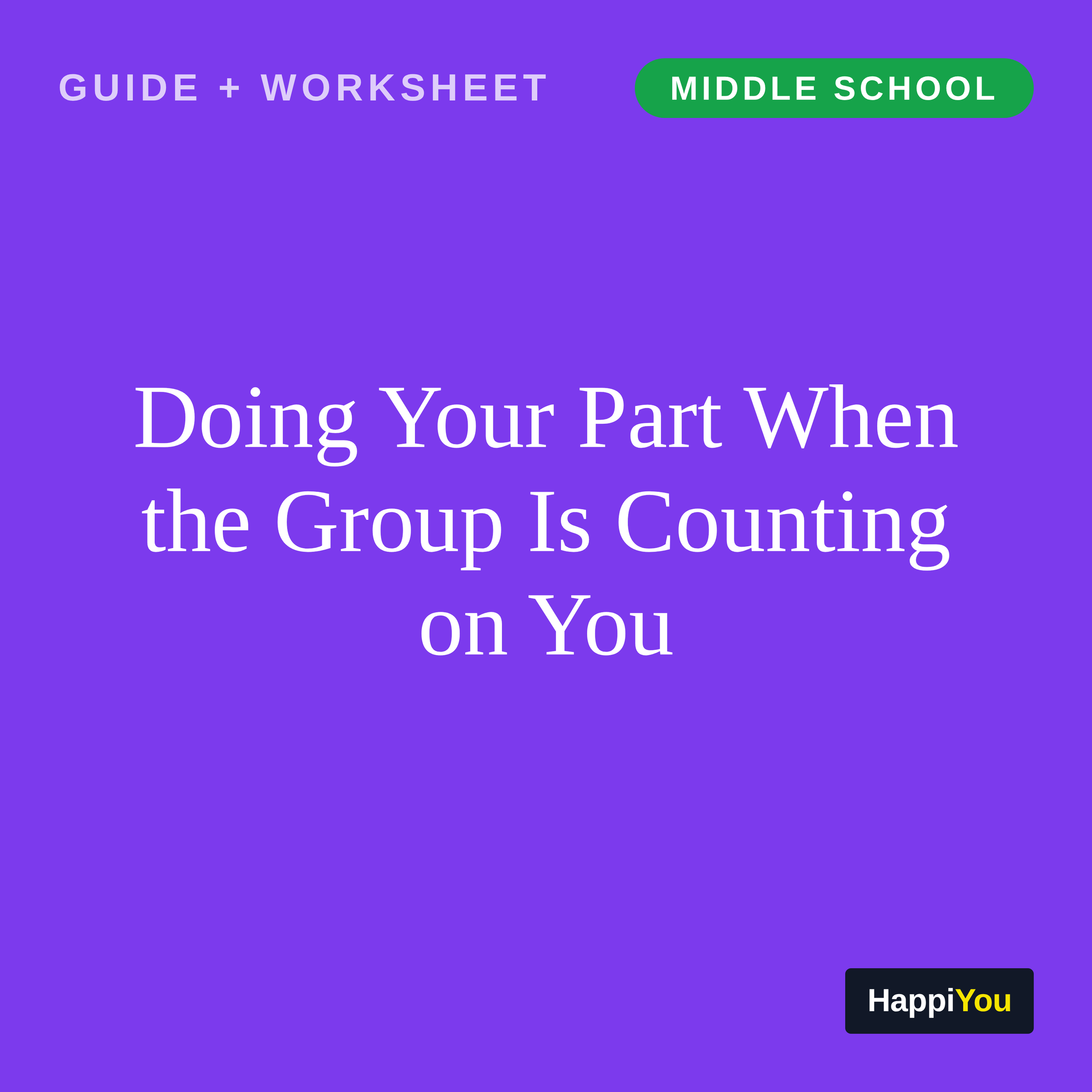 Doing Your Part When the Group Is Counting on You