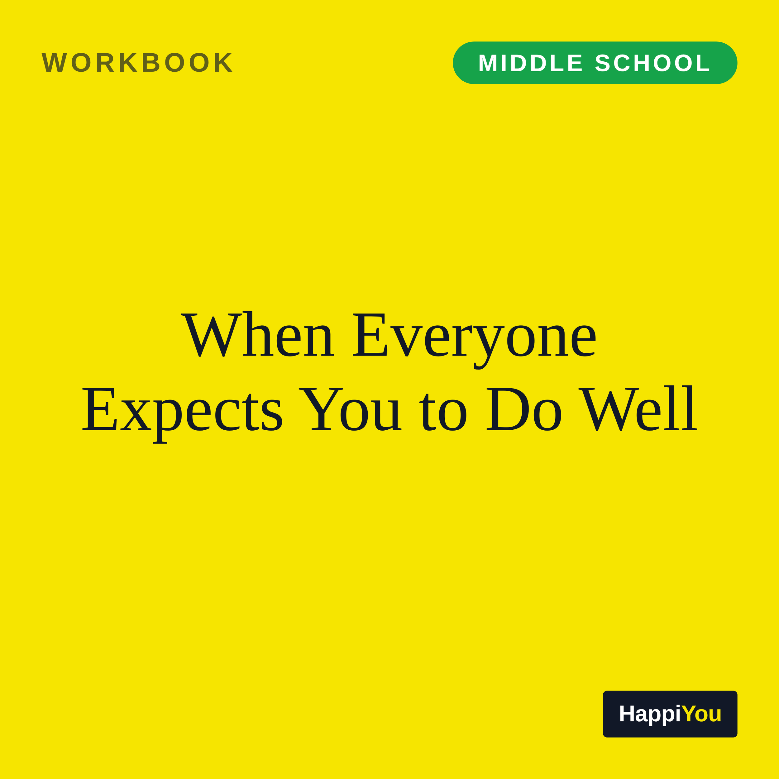 When Everyone Expects You to Do Well