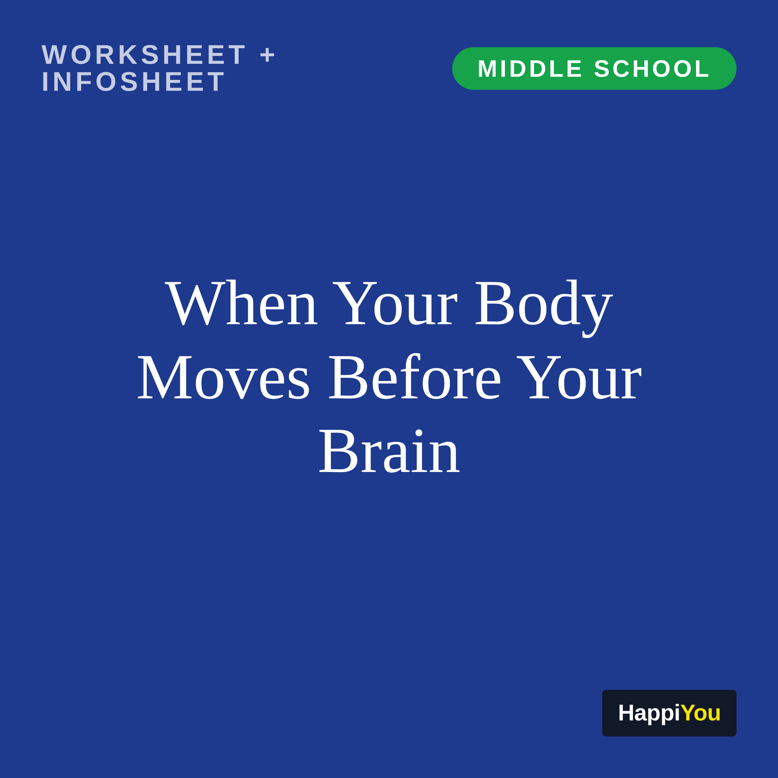 When Your Body Moves Before Your Brain
