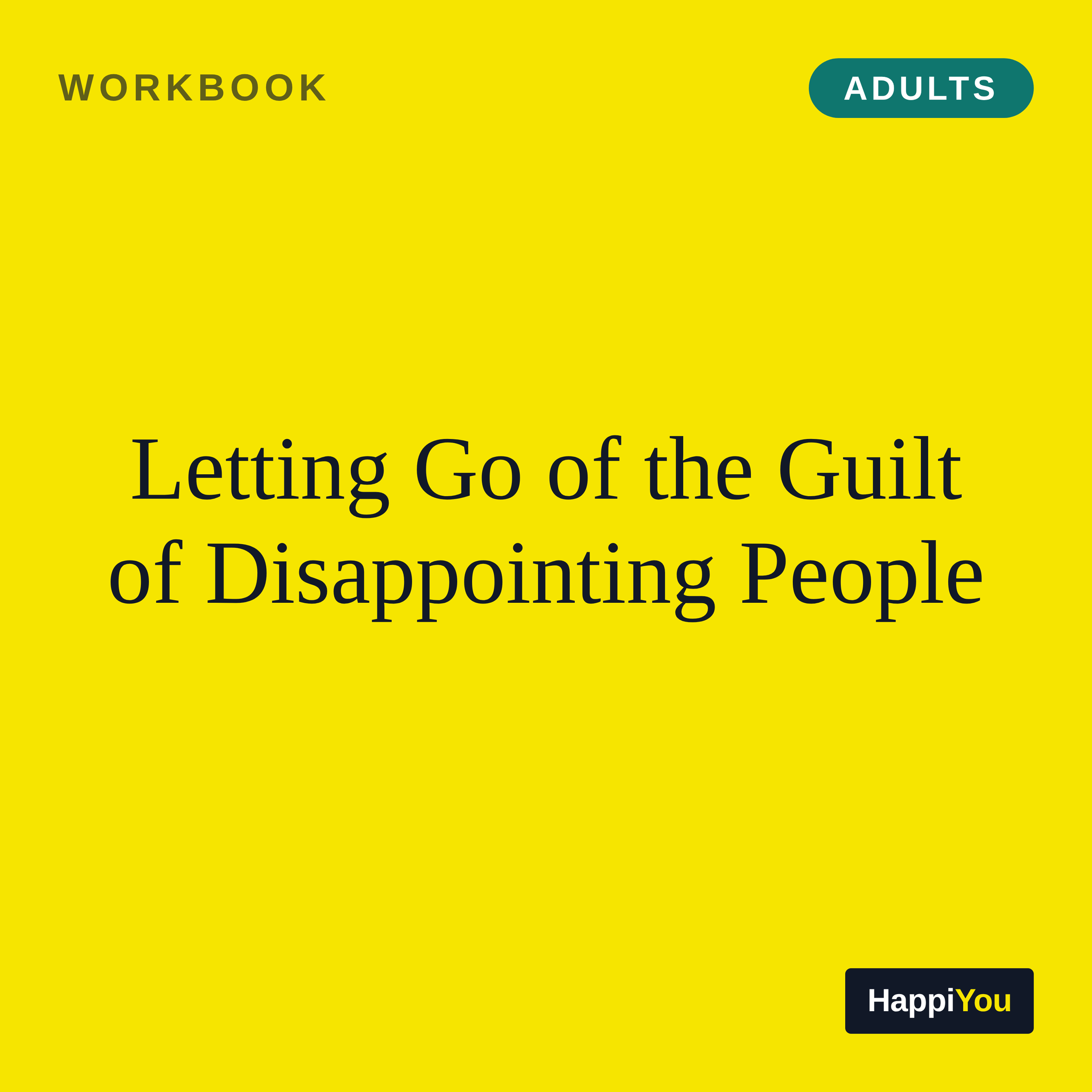 Letting Go of the Guilt of Disappointing People