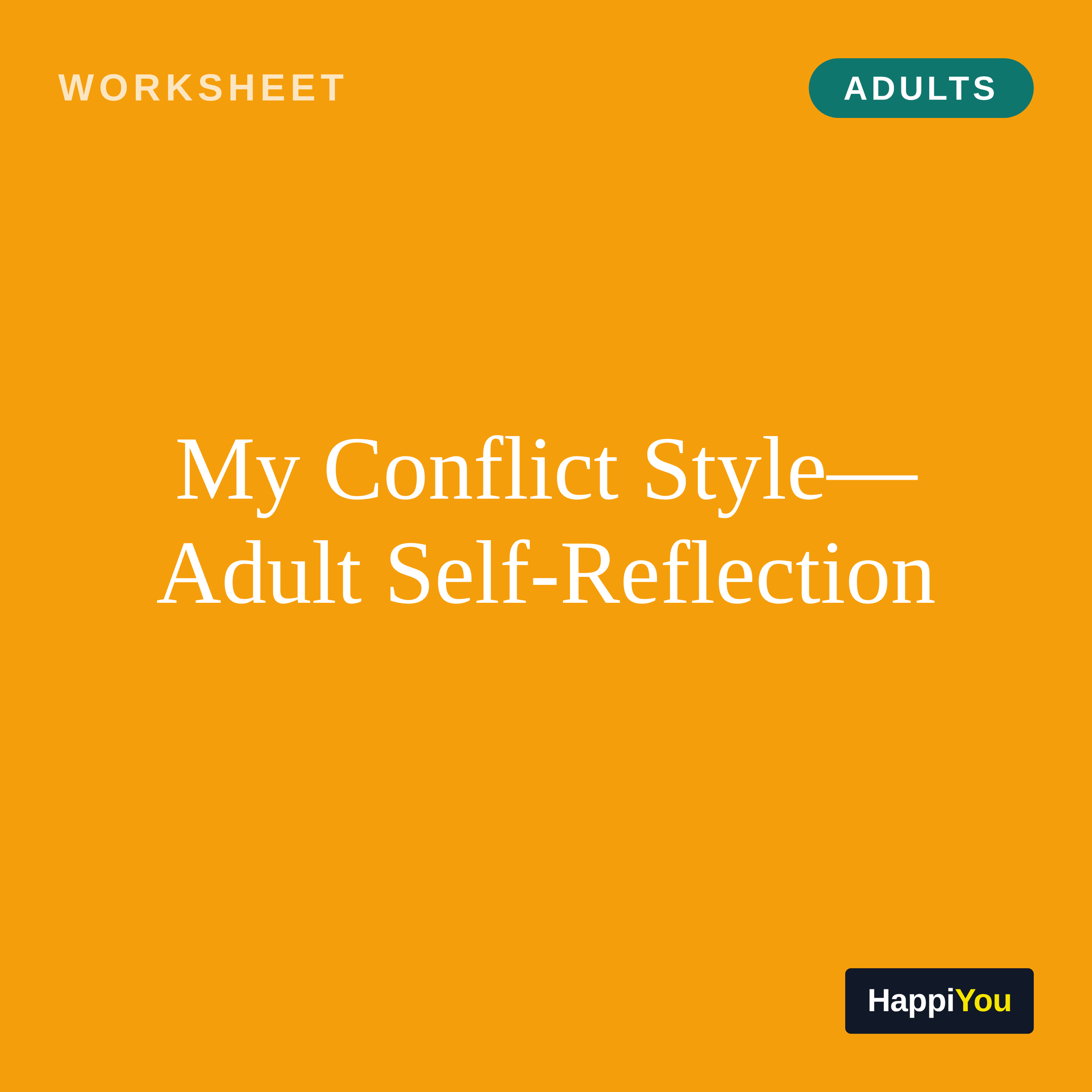 My Conflict Style