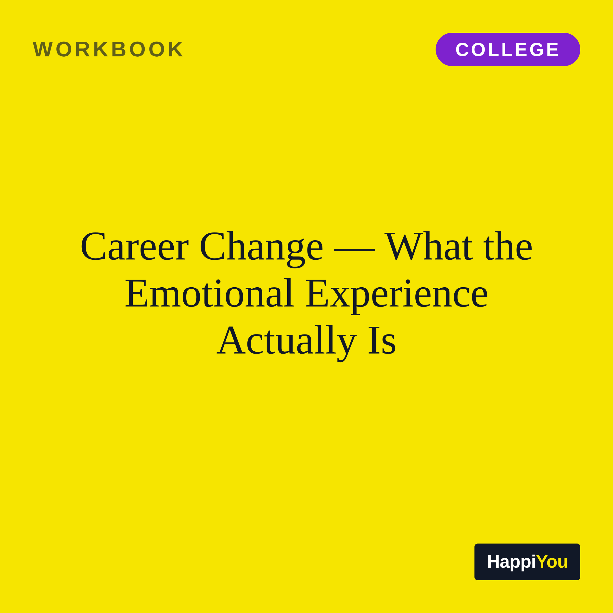 Career Change