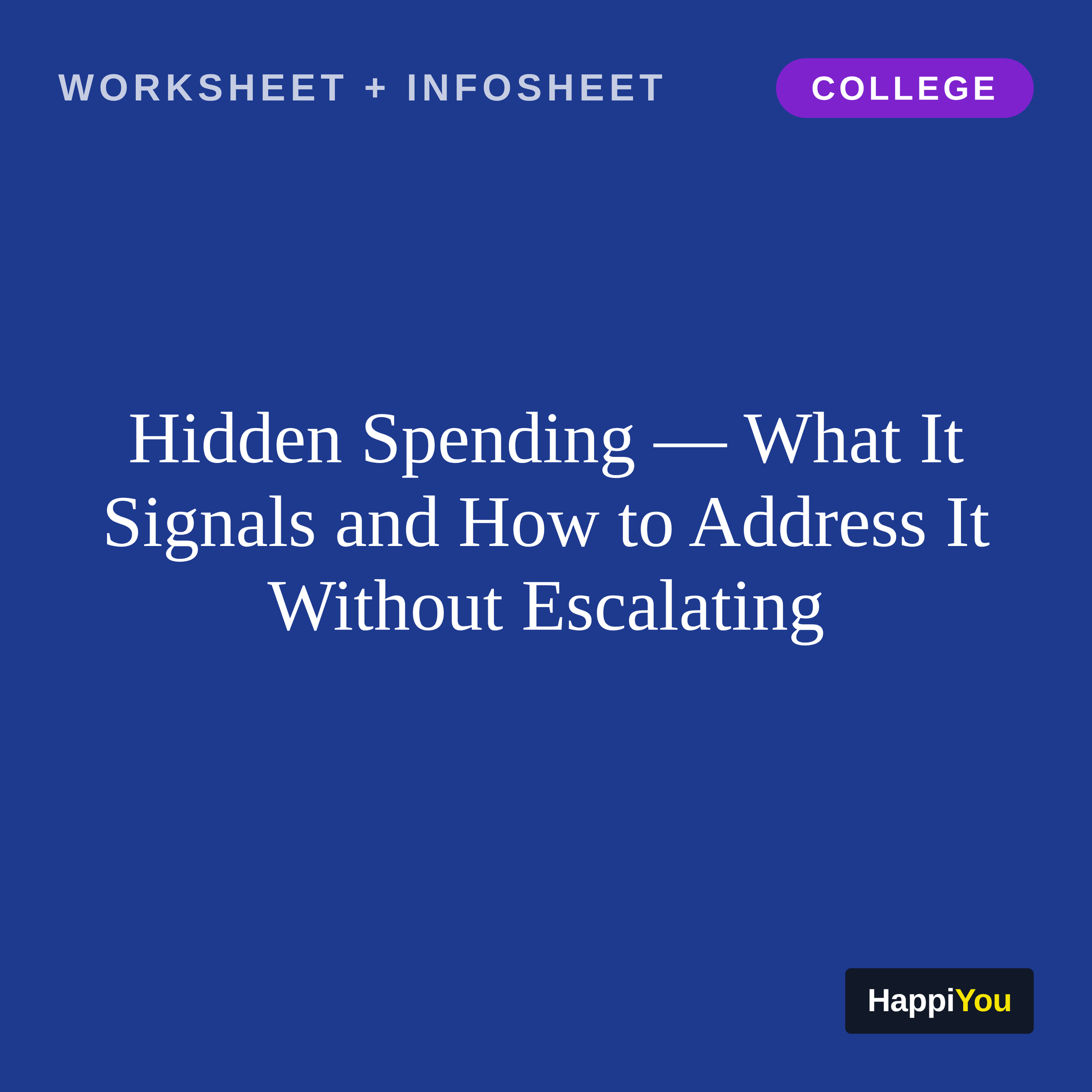 Hidden Spending