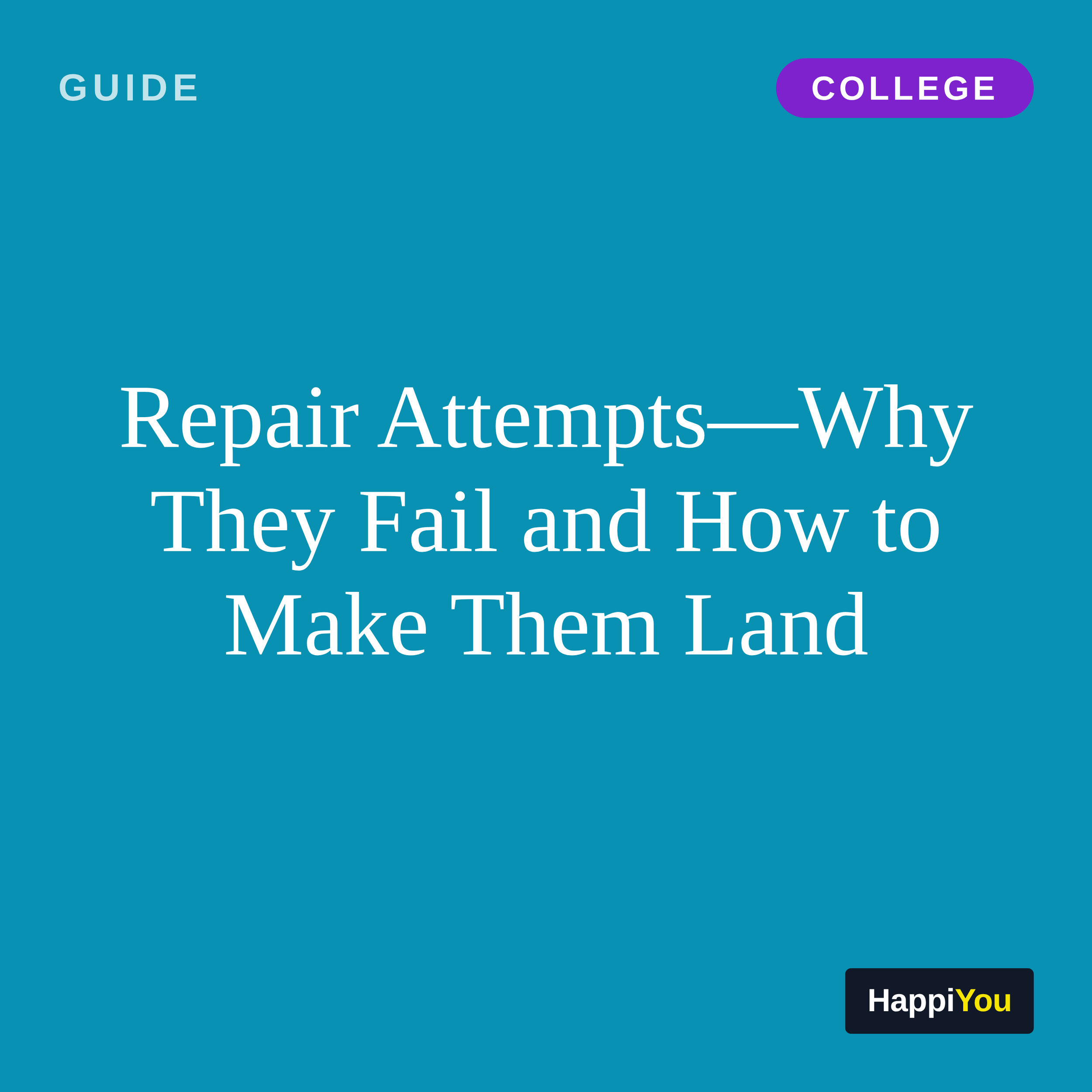 Repair Attempts
