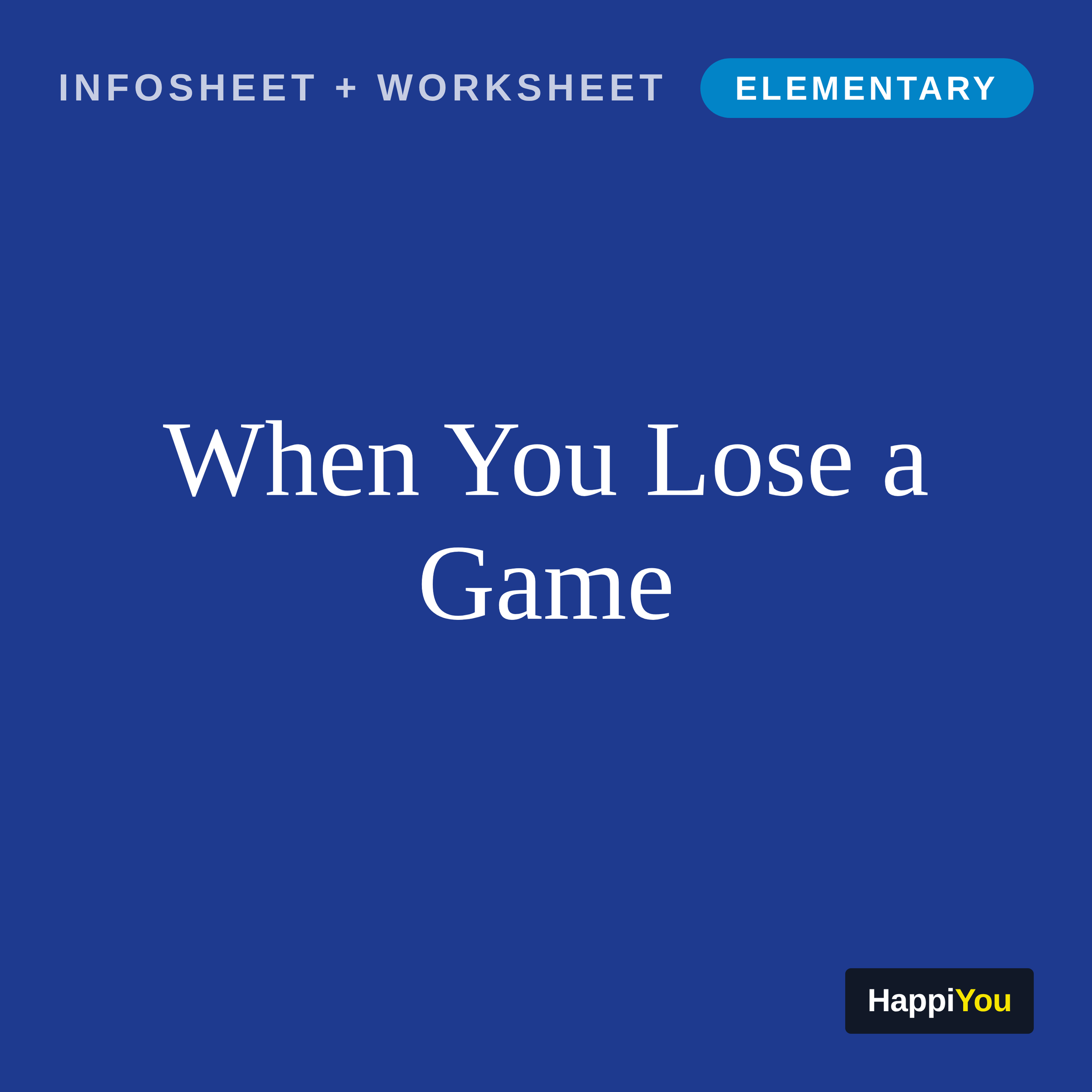 When You Lose a Game