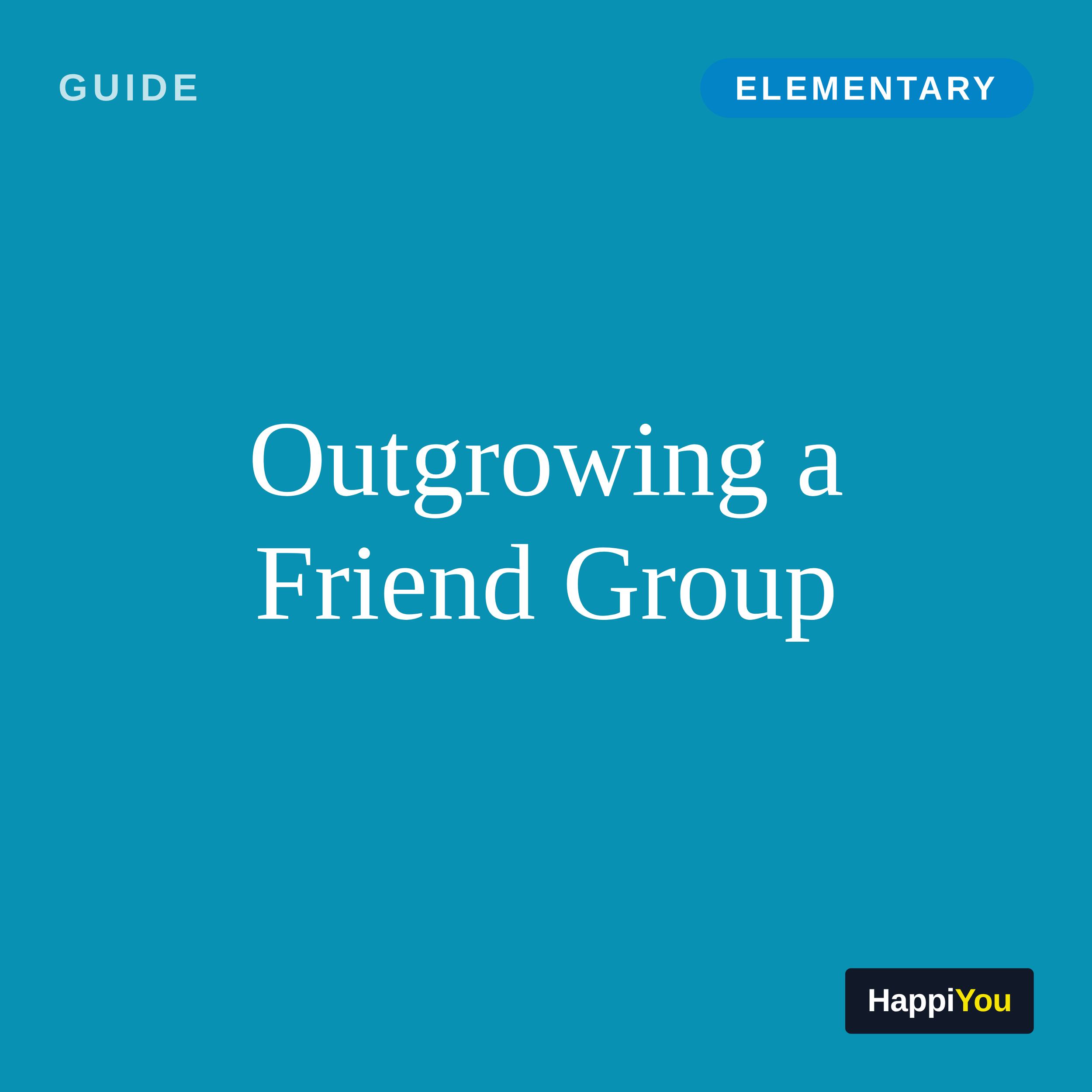 Outgrowing a Friend Group