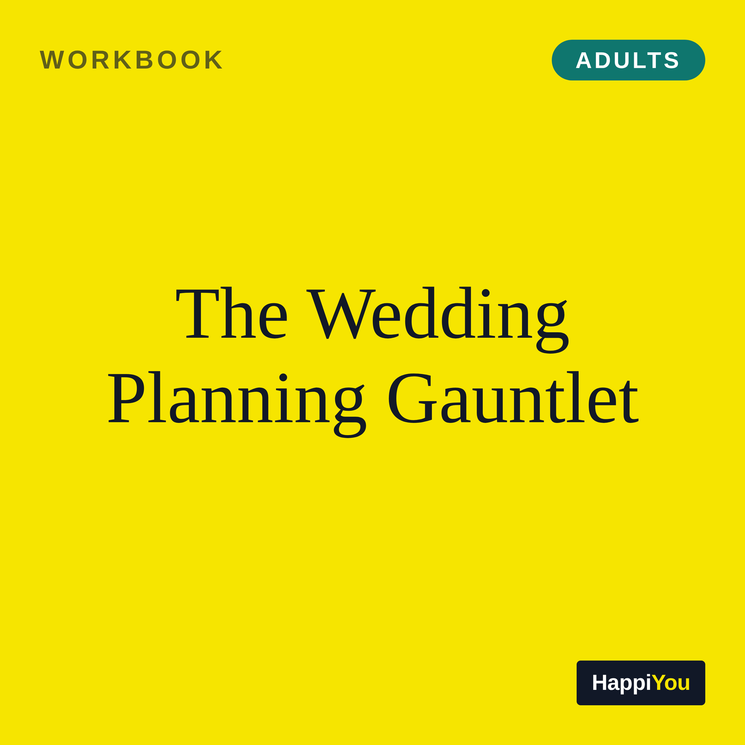 The Wedding Planning Gauntlet