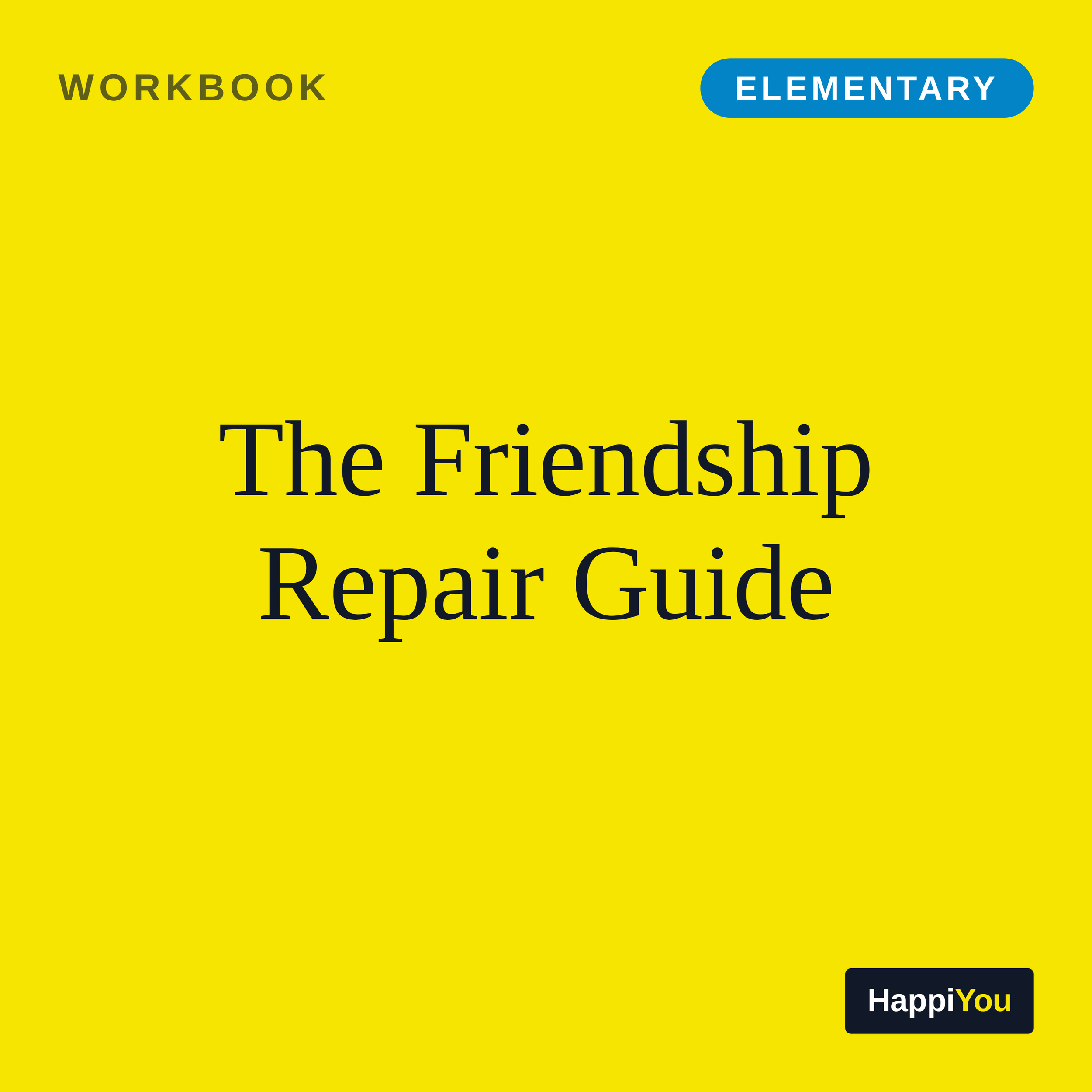 The Friendship Repair Guide