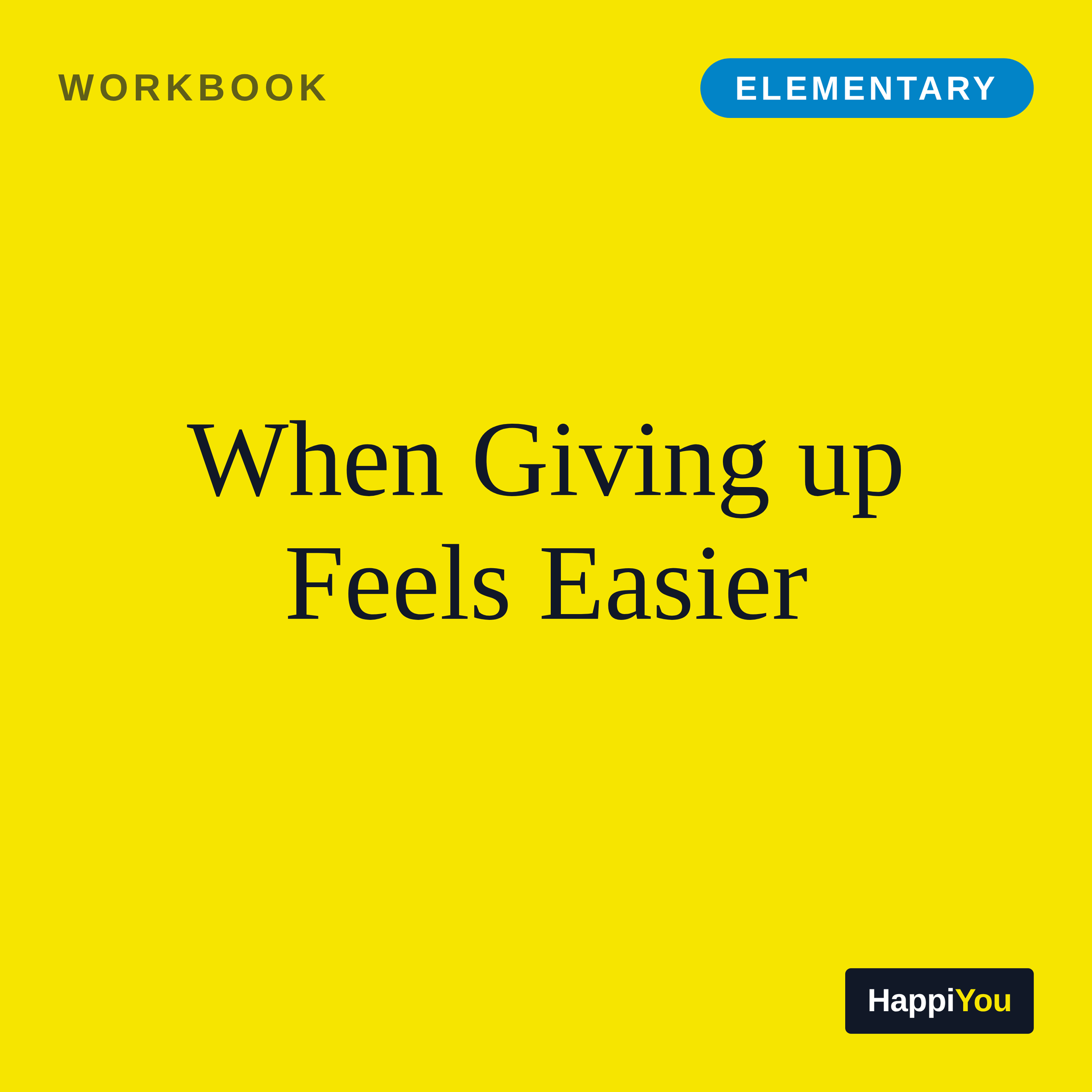 When Giving Up Feels Easier