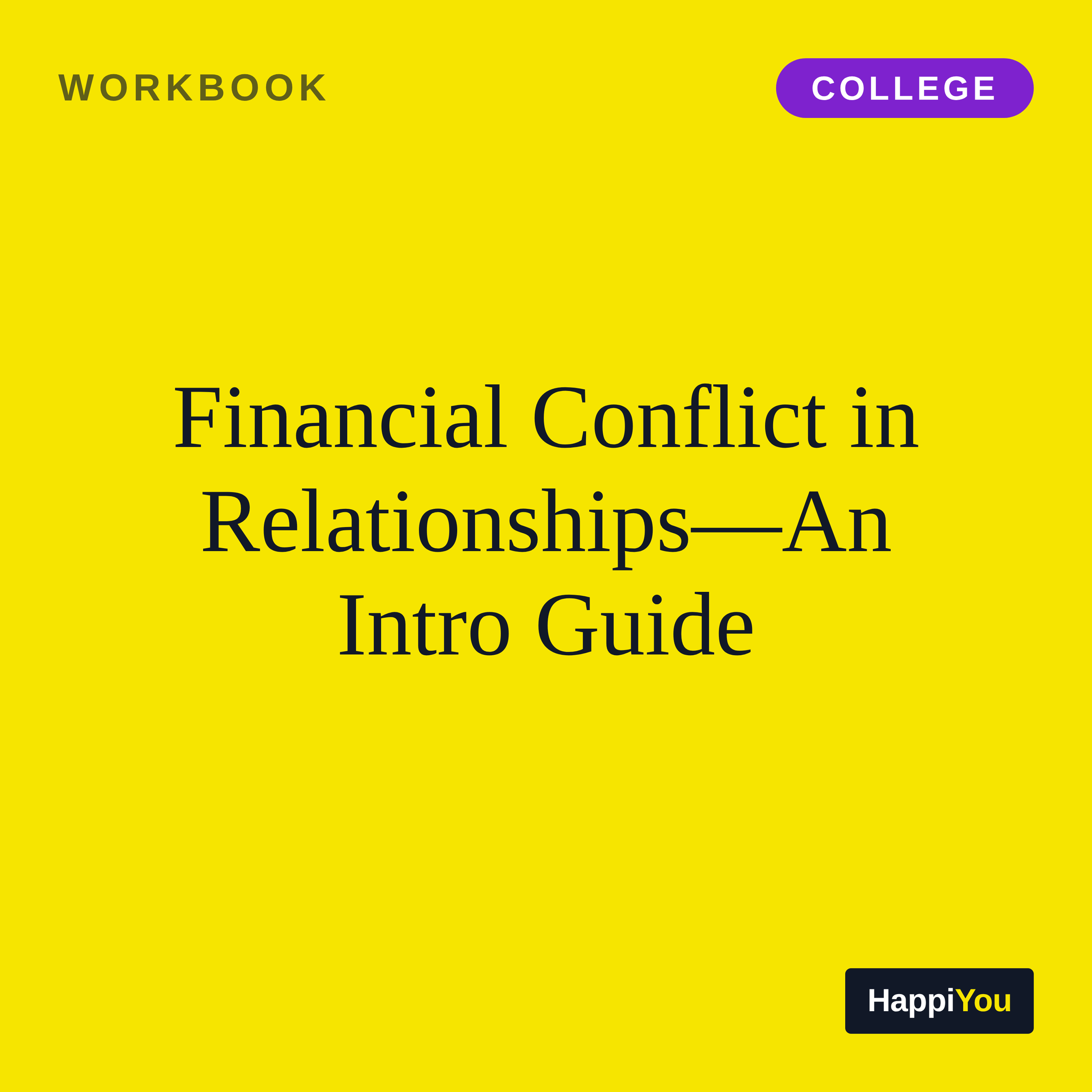 Financial Conflict in Relationships