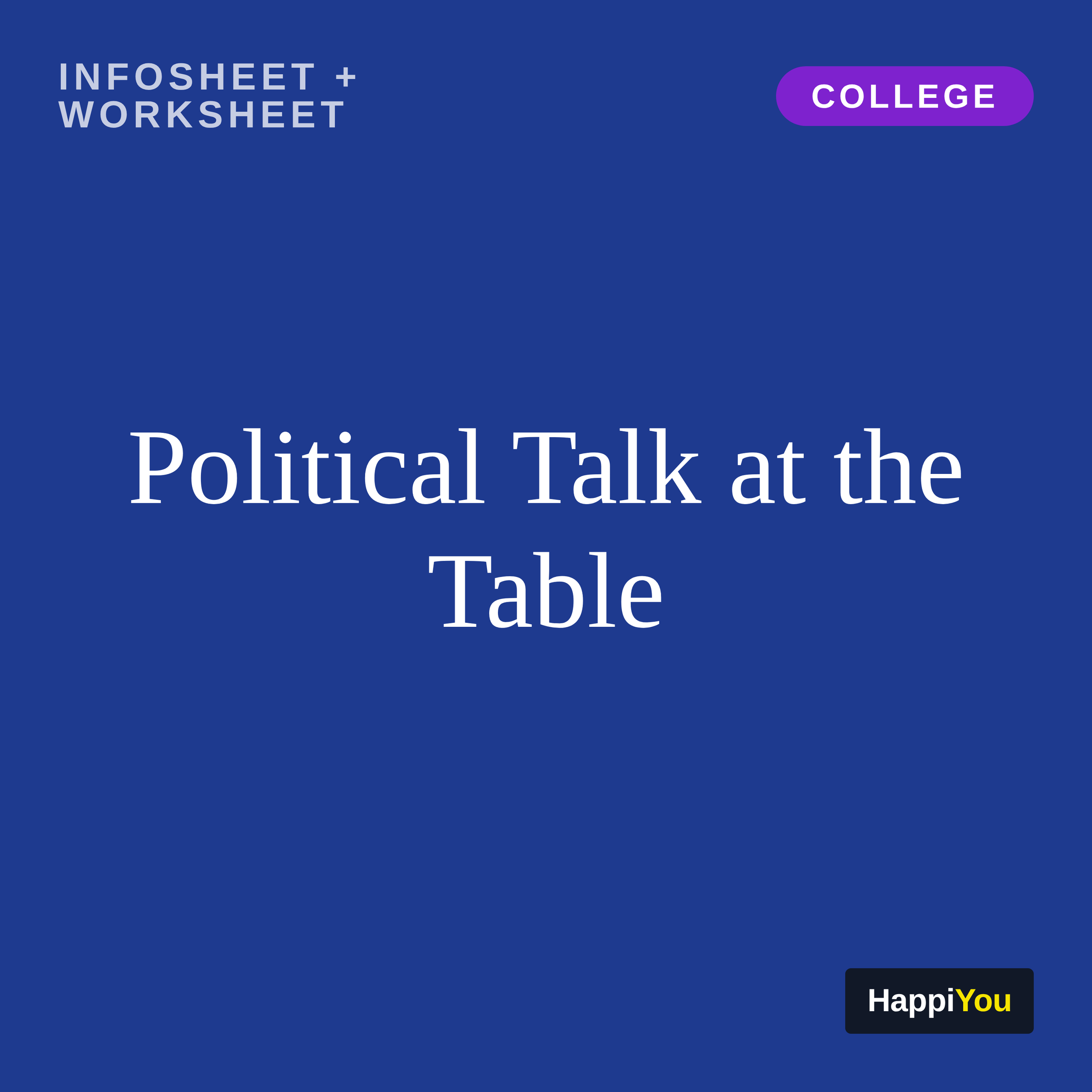 Political Talk at the Table