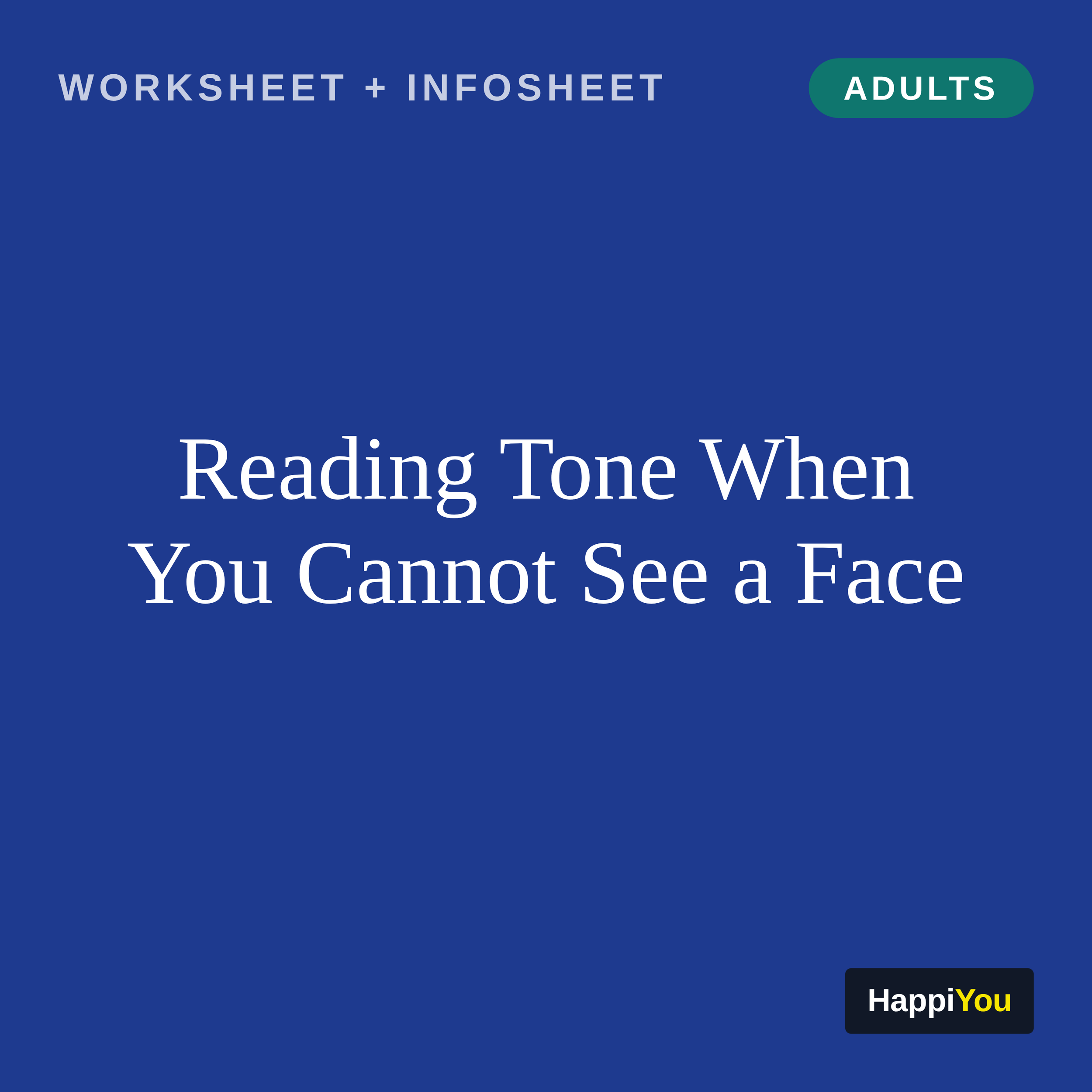Reading Tone When You Cannot See a Face