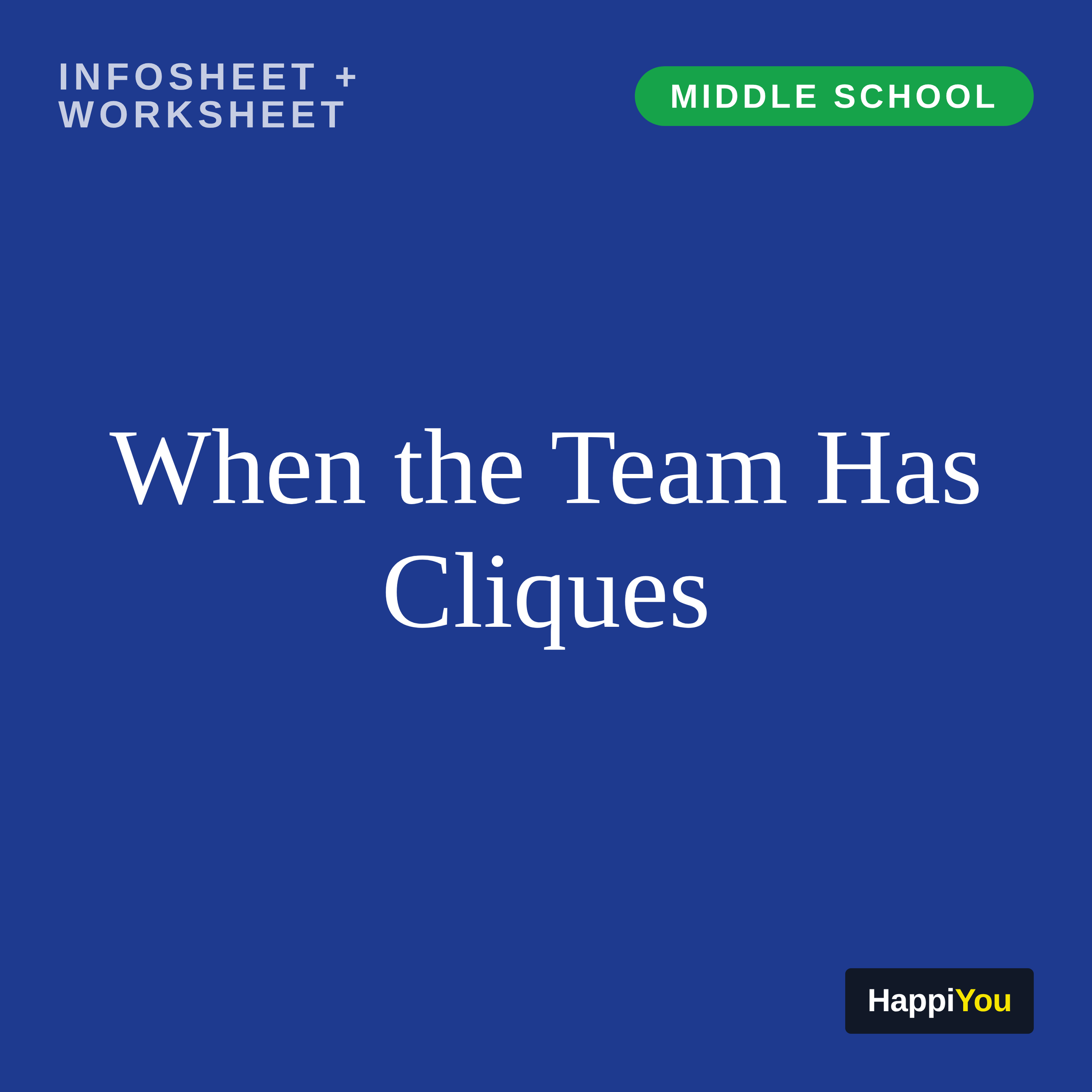 When the Team Has Cliques