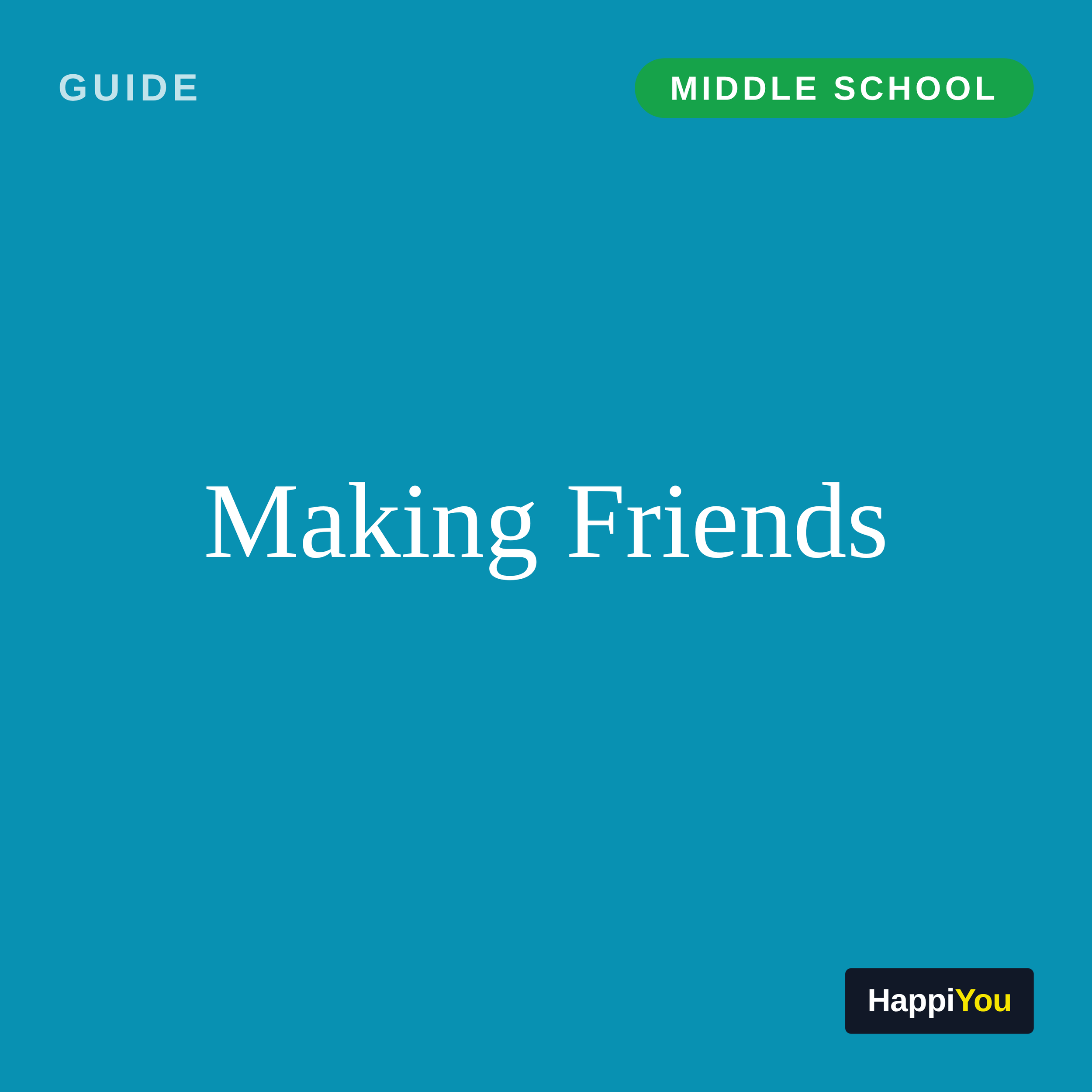 Making Friends as an Adult