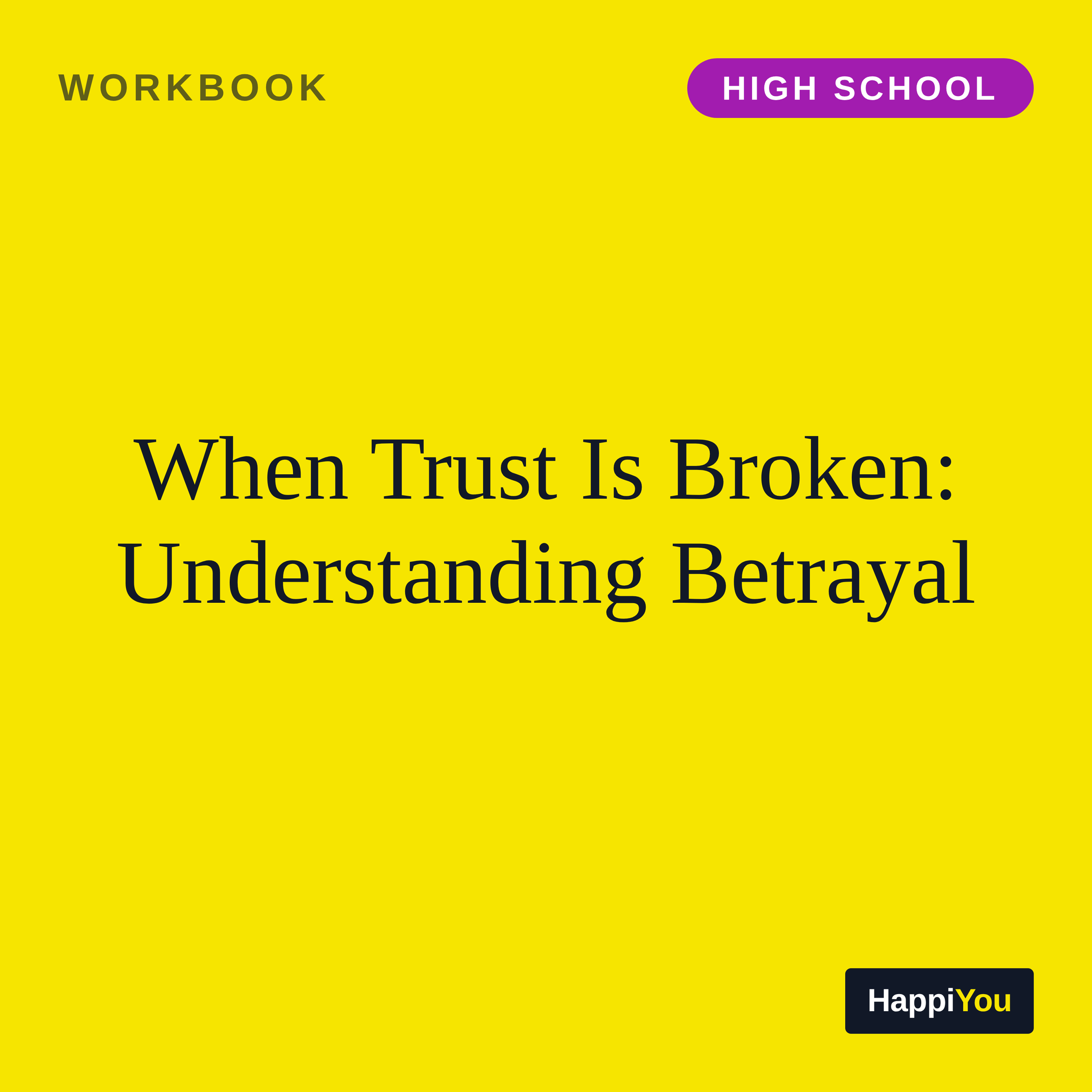 When Trust Is Broken