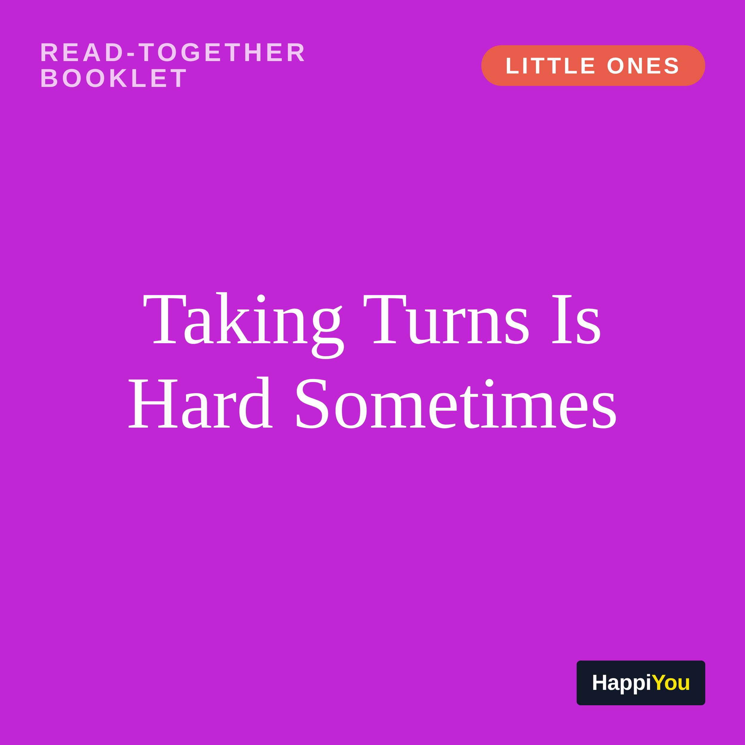 Taking Turns Is Hard Sometimes