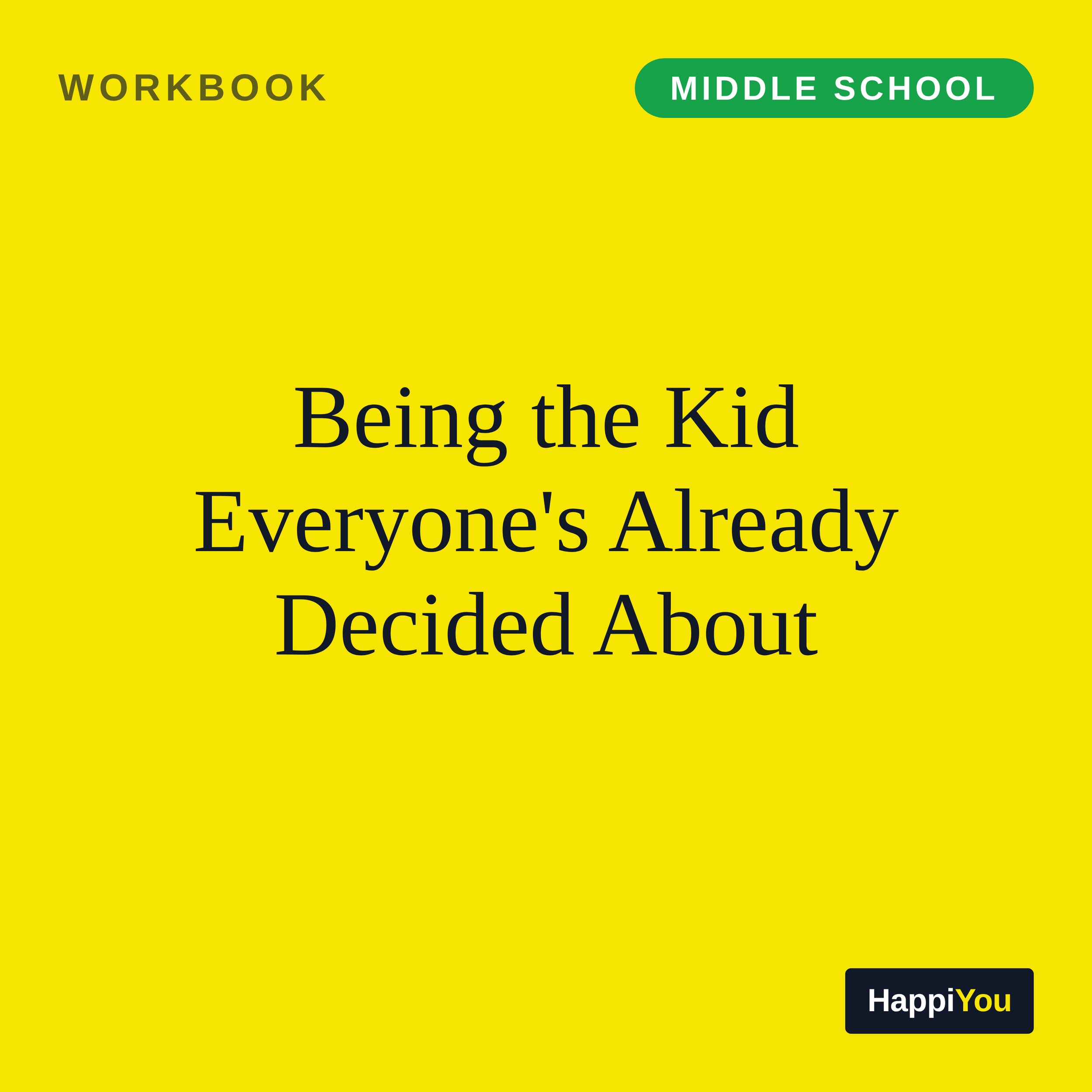 Being the Kid Everyone's Already Decided About