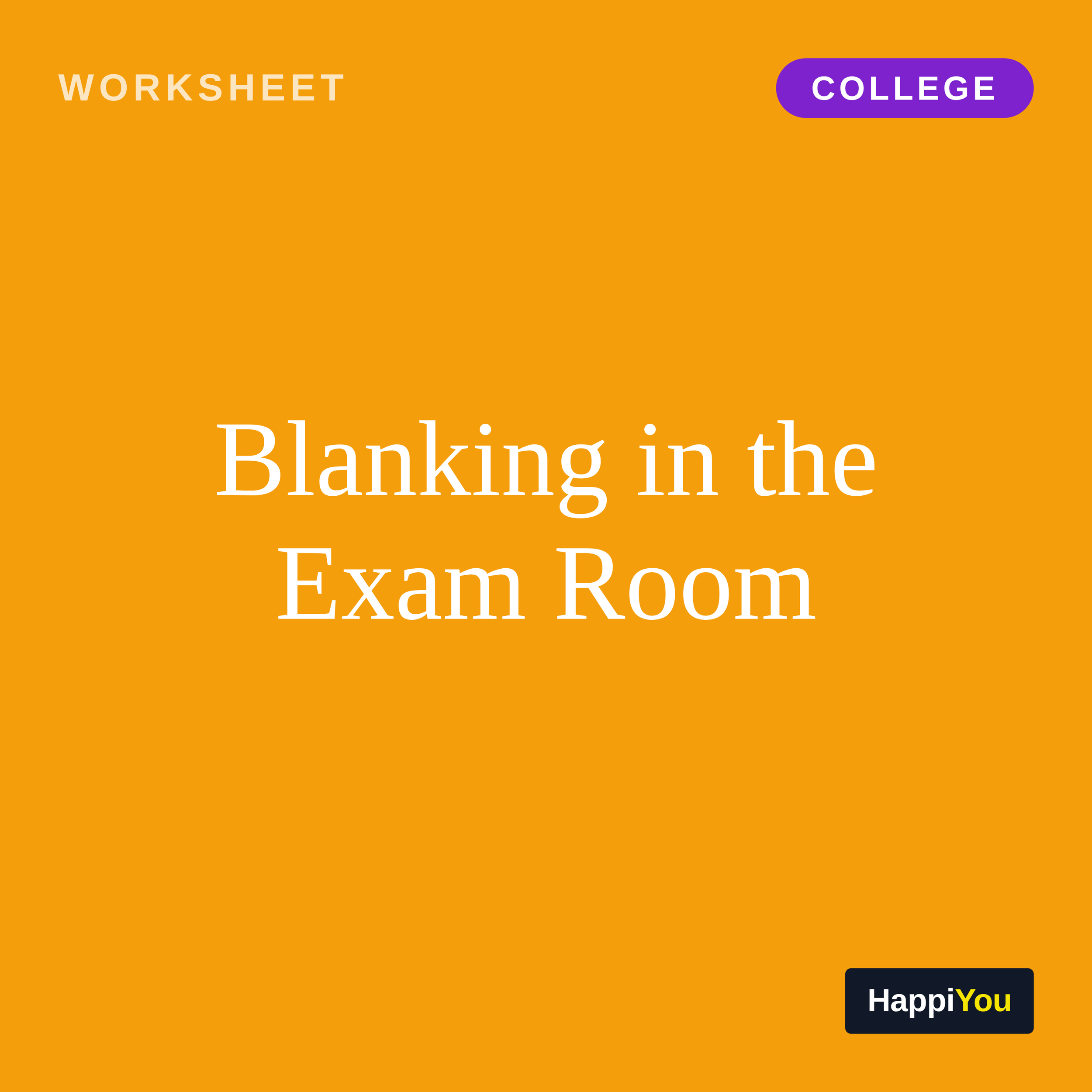 Blanking in the Exam Room