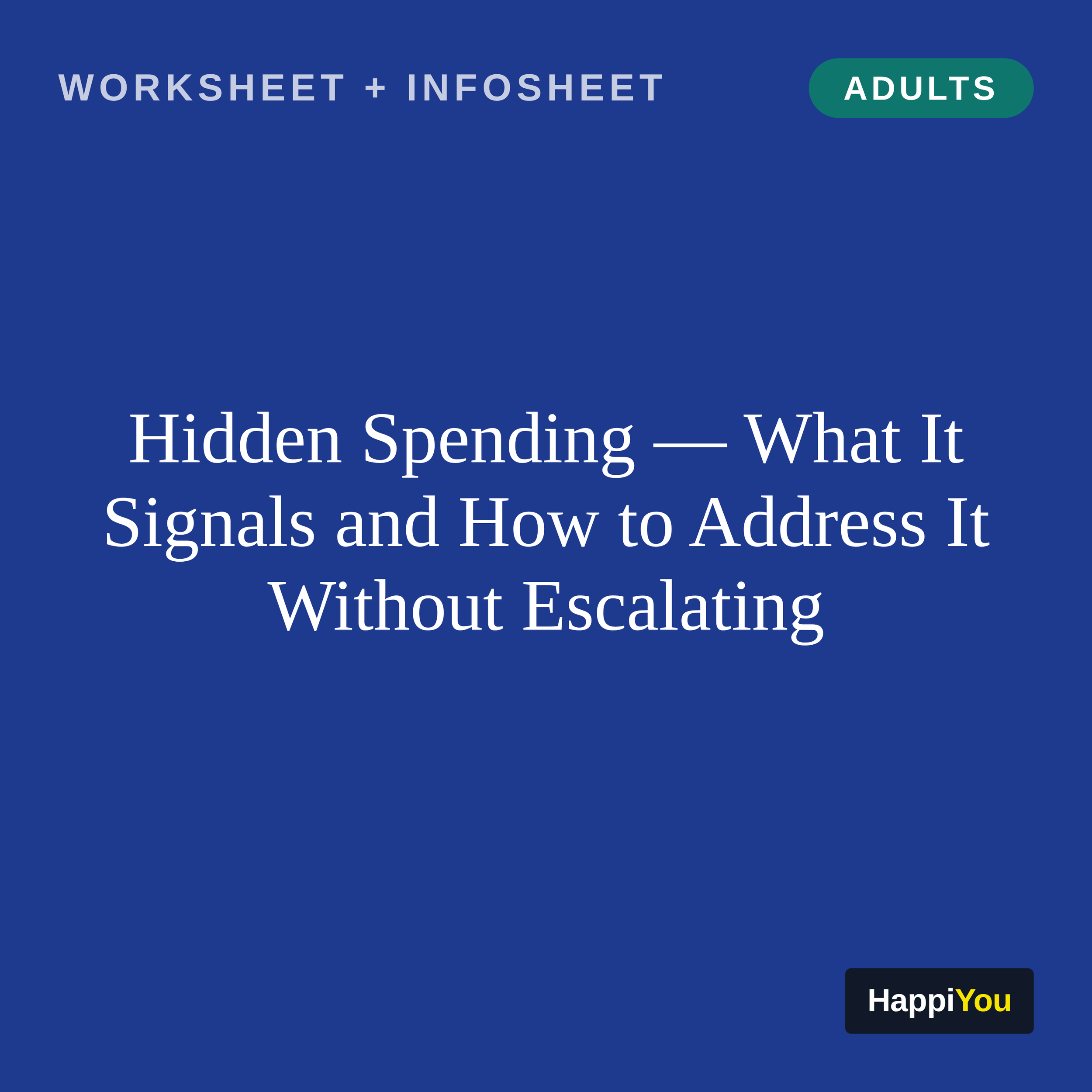 Hidden Spending
