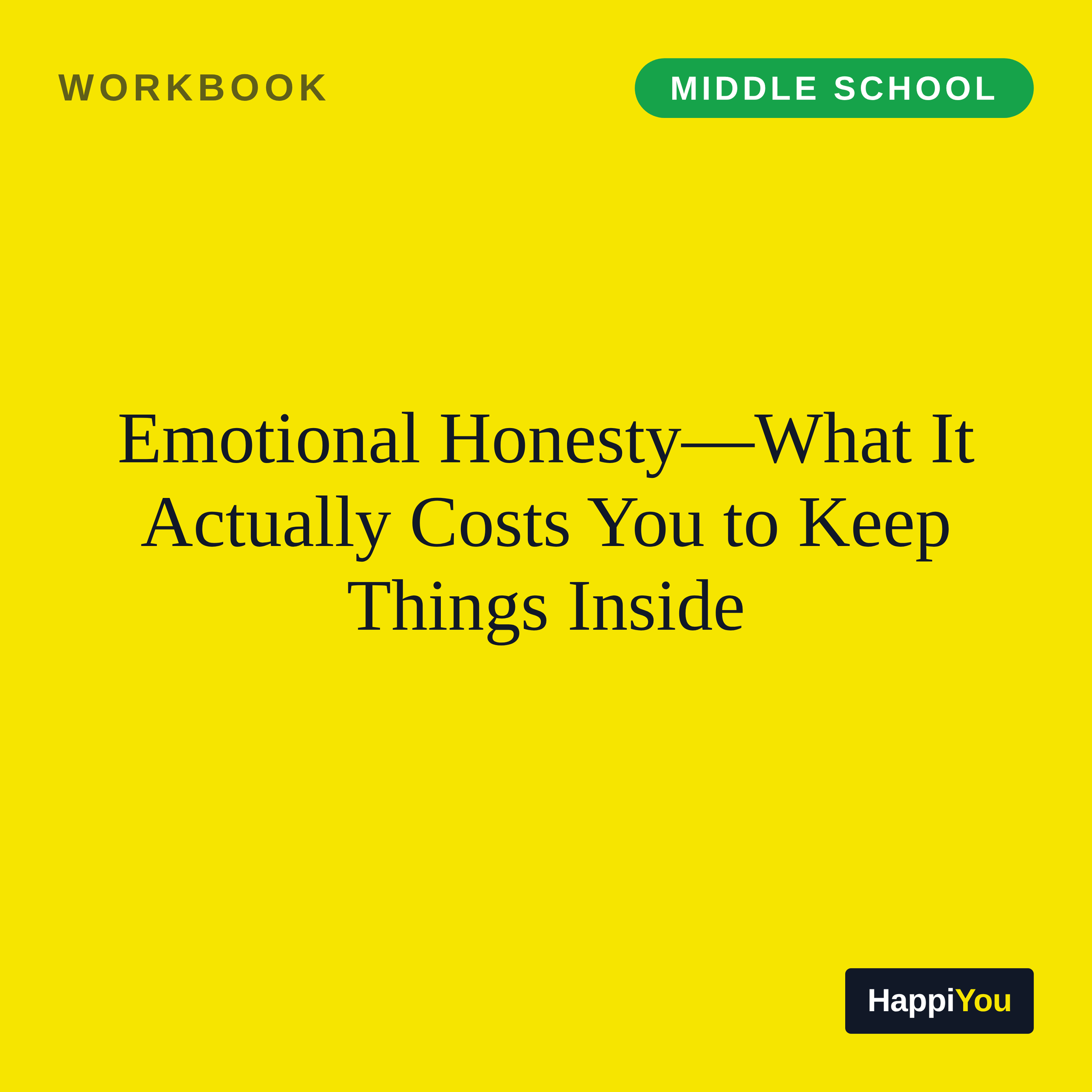 Emotional Honesty