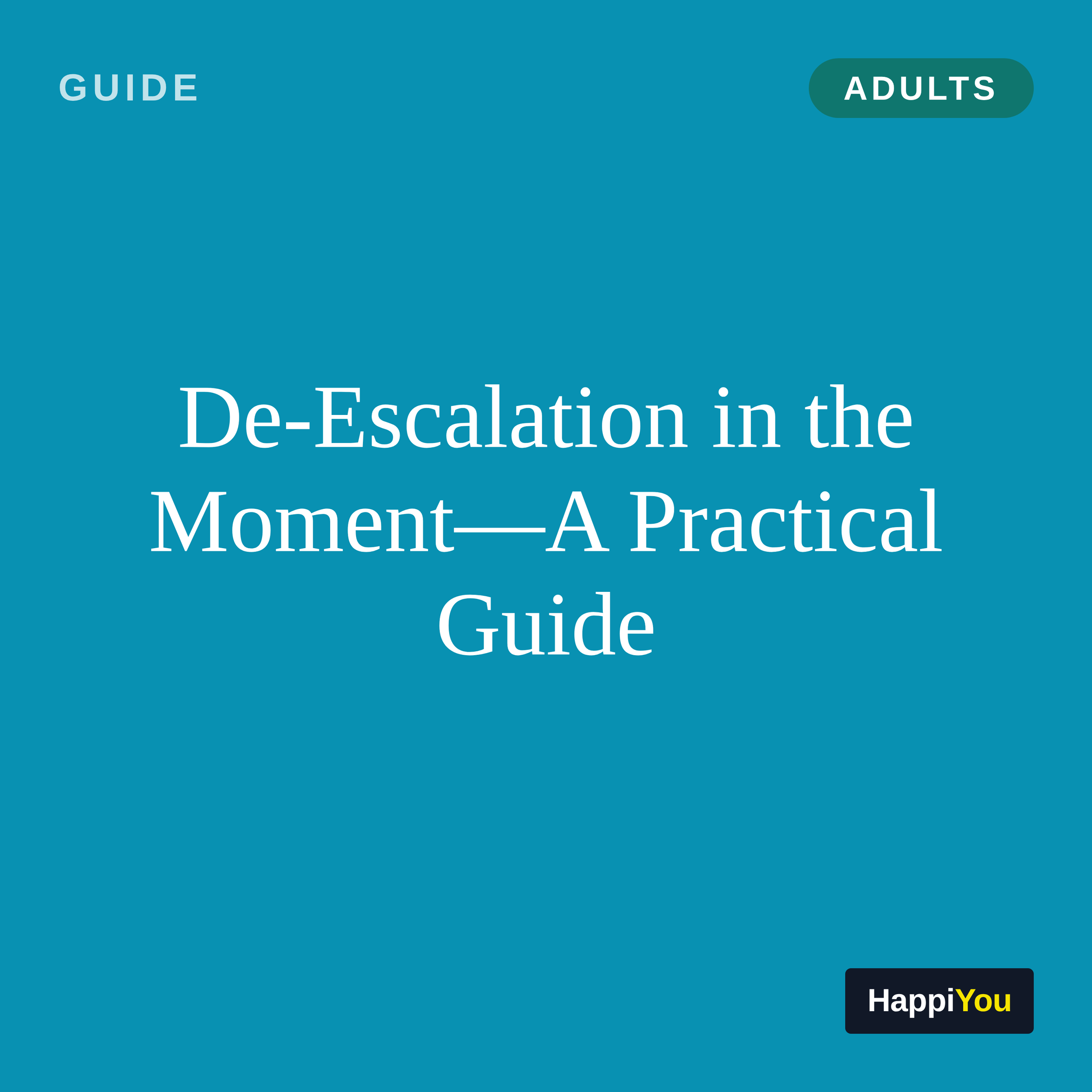 De-escalation in the Moment