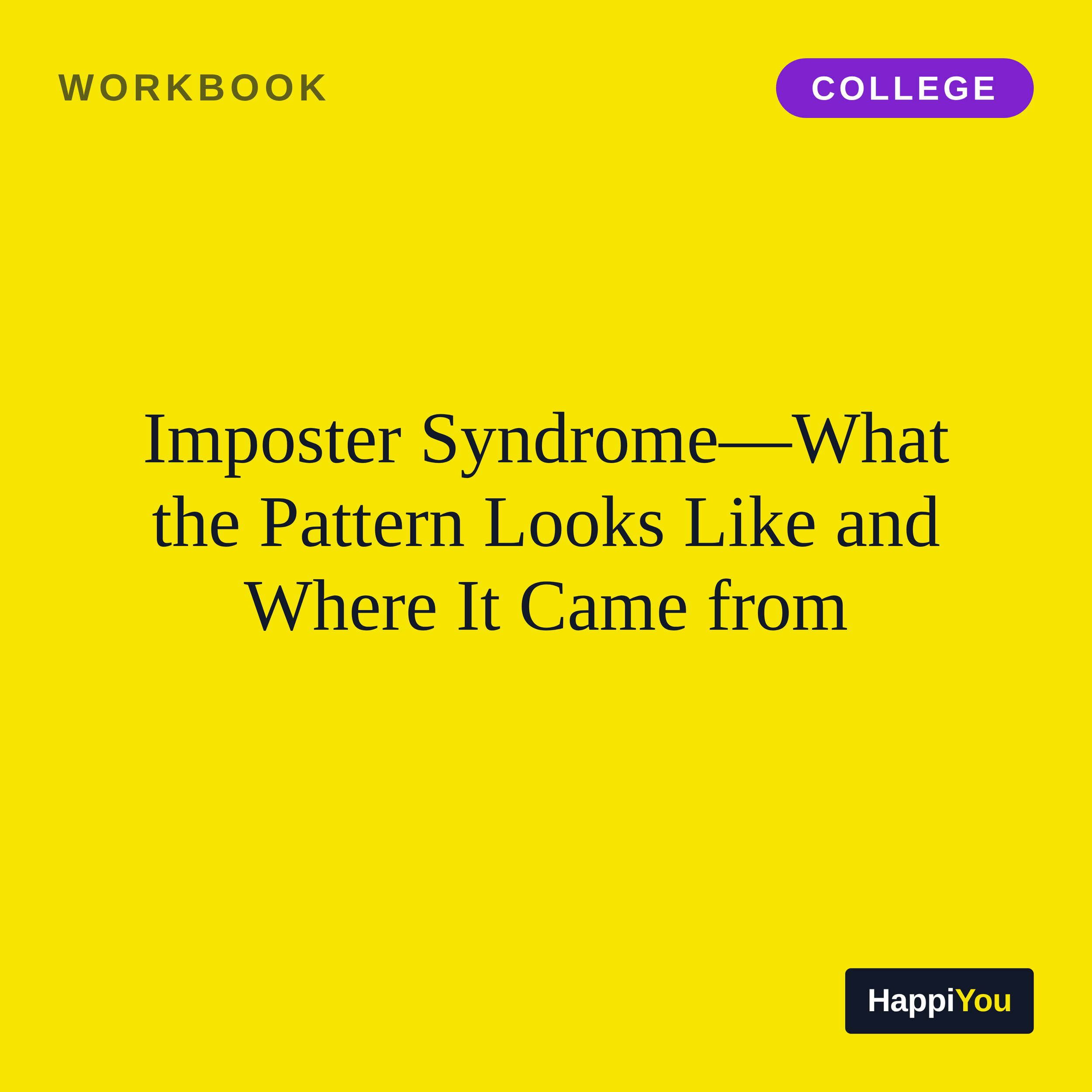 Imposter Syndrome