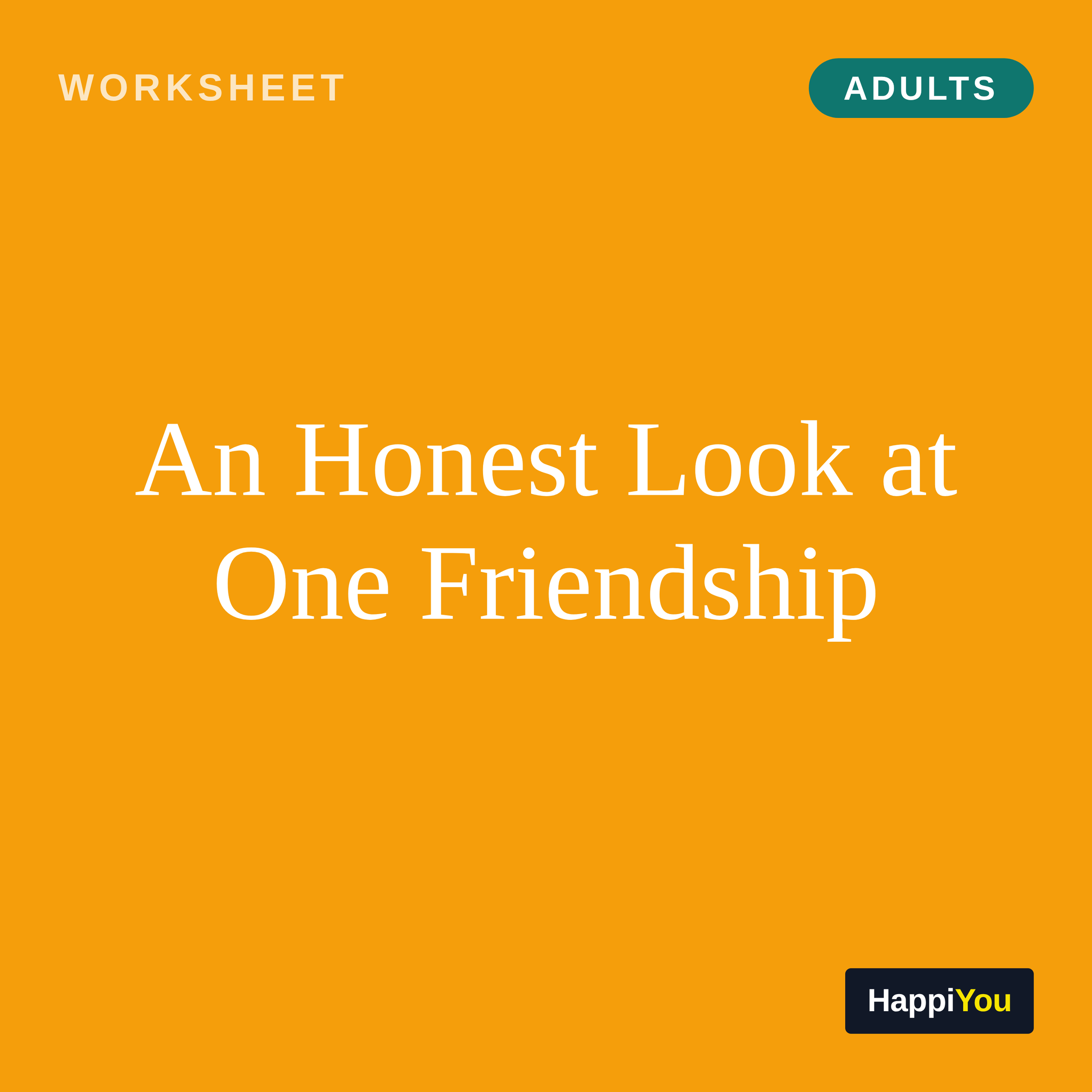 Friendship Health Check