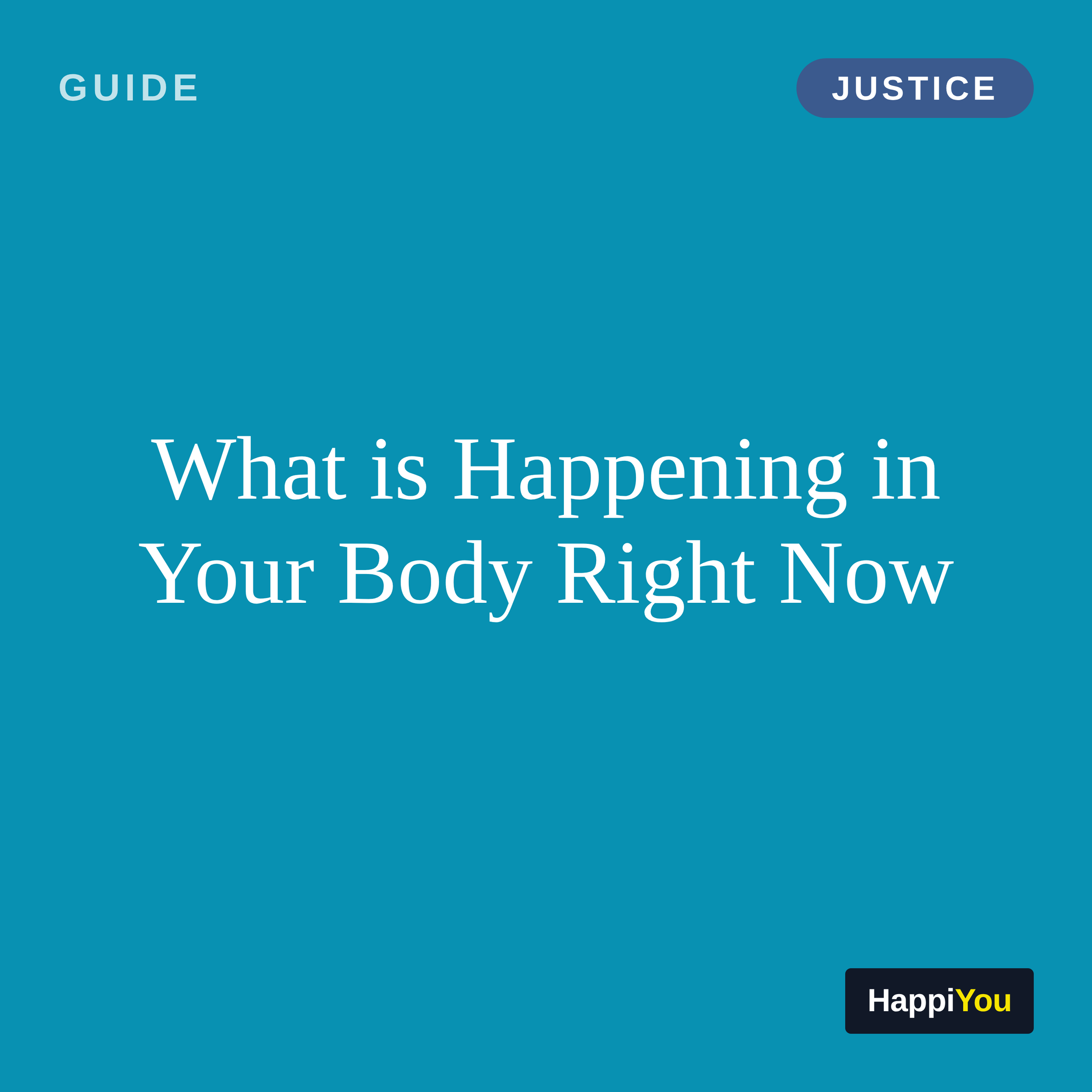 What Is Happening in Your Body Right Now